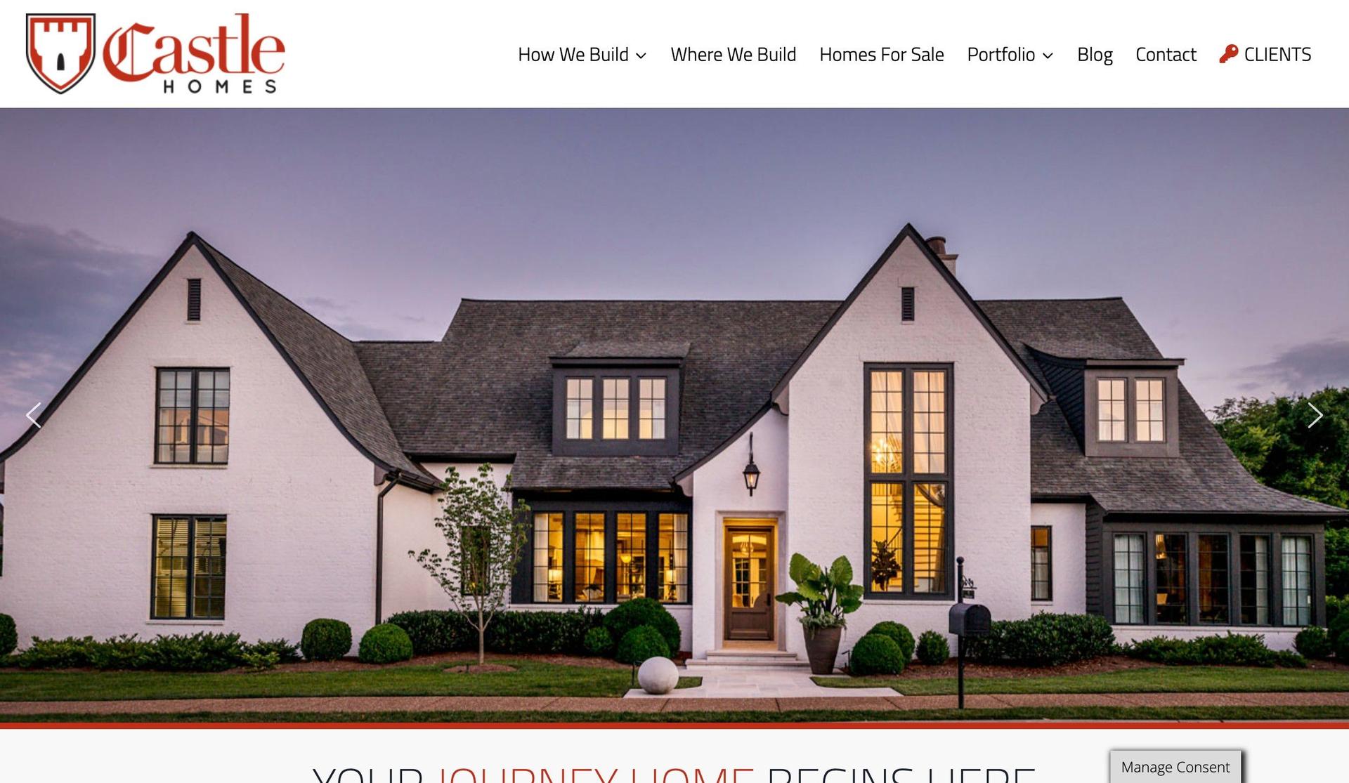 Castle Homes-construction websites