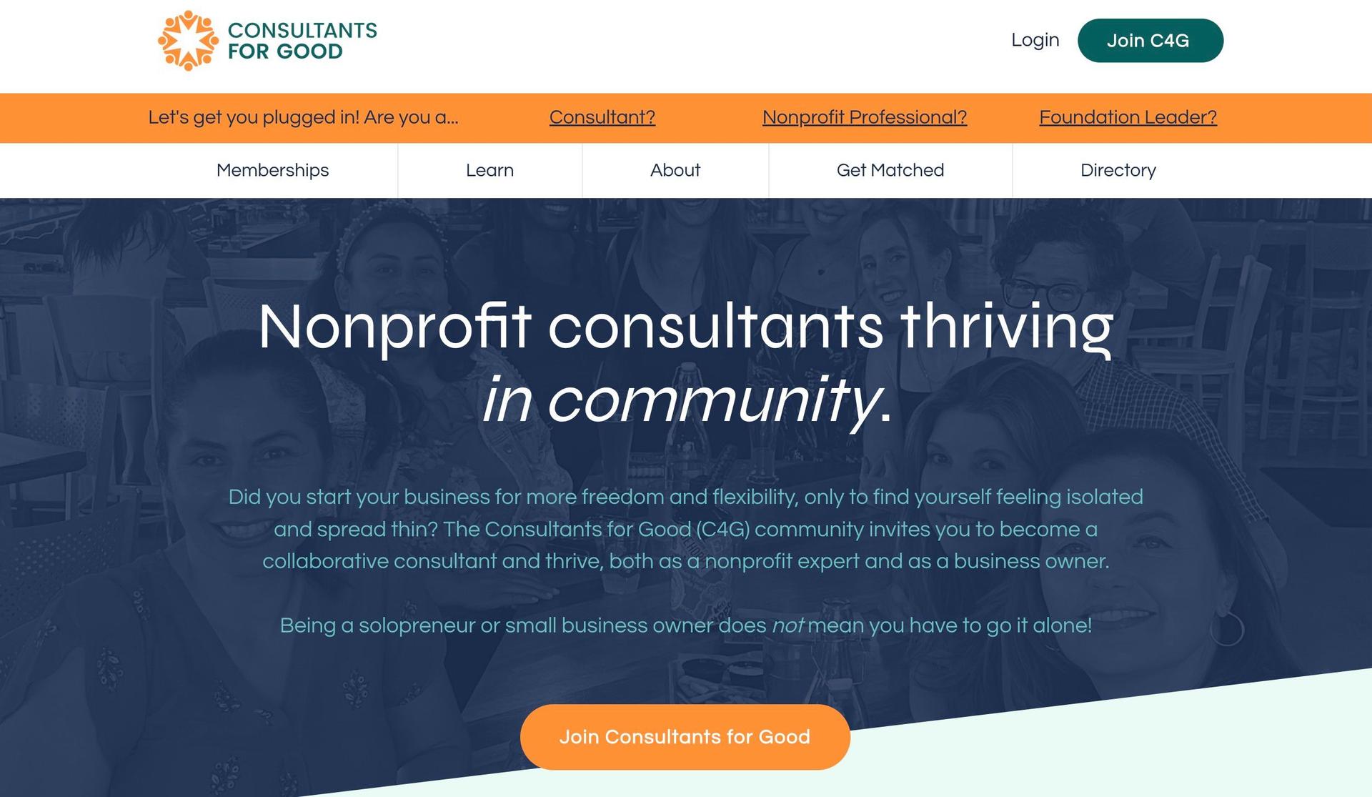 Consultants 4 Good-consulting websites