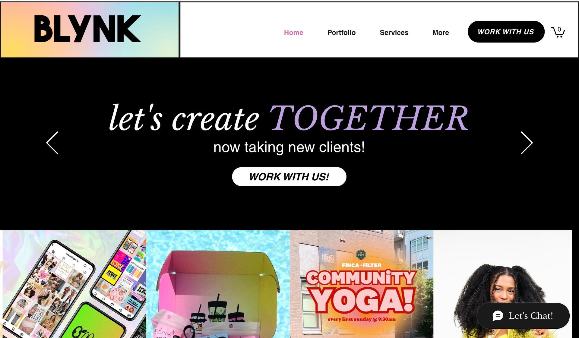 Blynk Social-digital portfolio examples