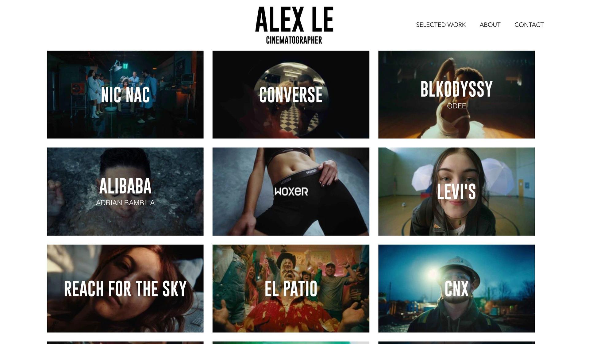 Alex Led-digital portfolio examples