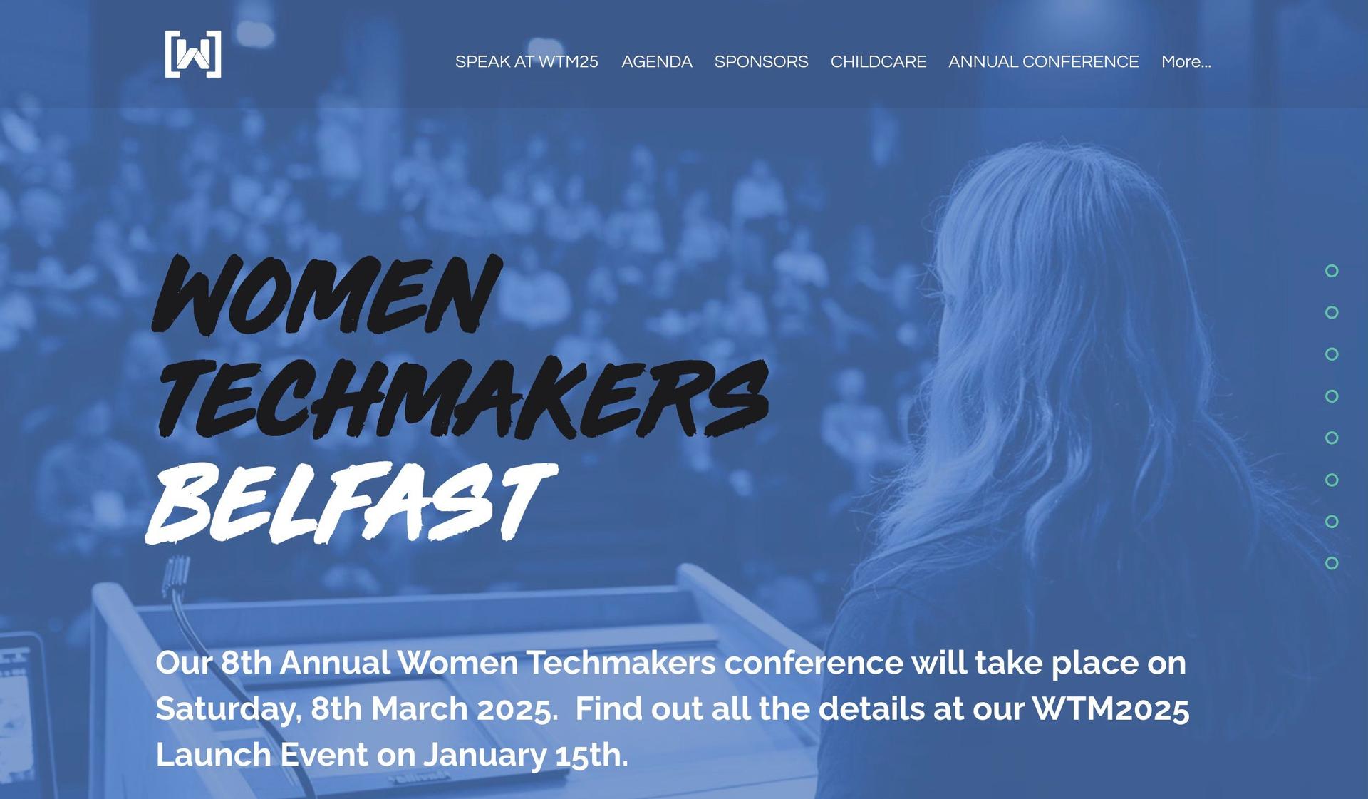 Women Techmakers Belfast-conference websites