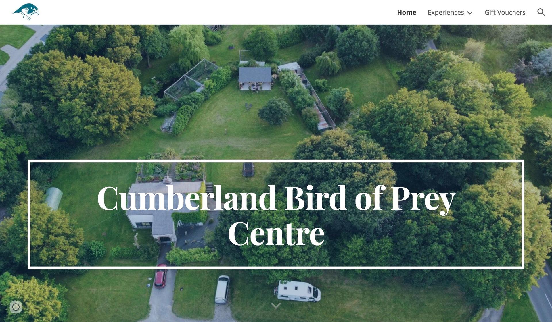 Bird of Prey Centre-google sites examples