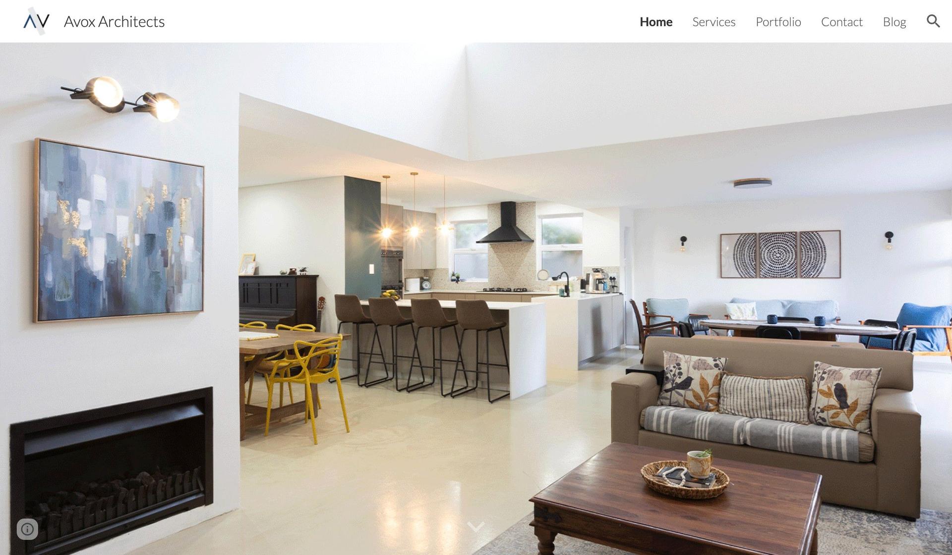 Avox Architects-google sites examples