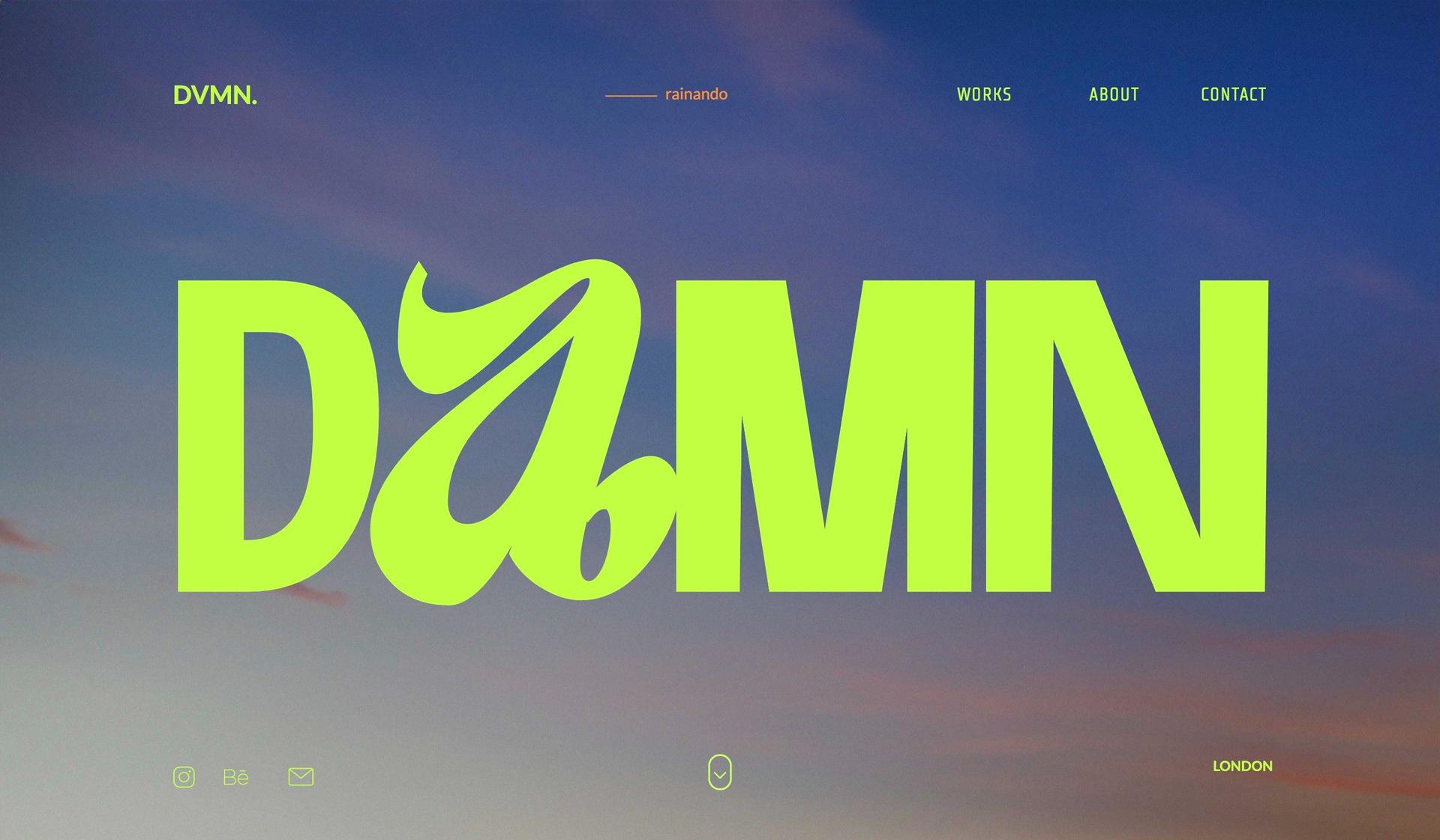 Damn Graphics-graphic design portfolio examples