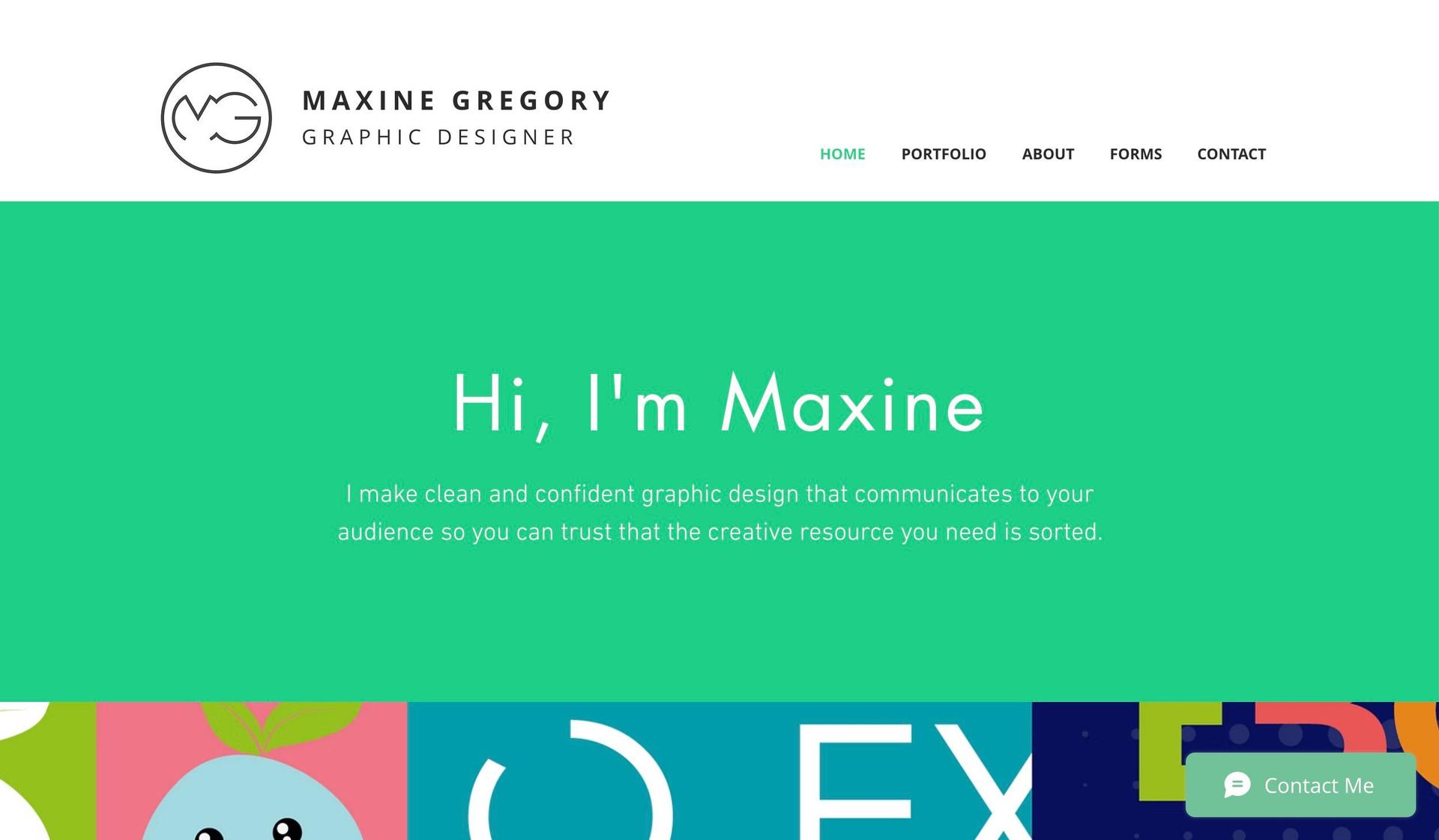 Maxine Gregory-graphic design portfolio examples