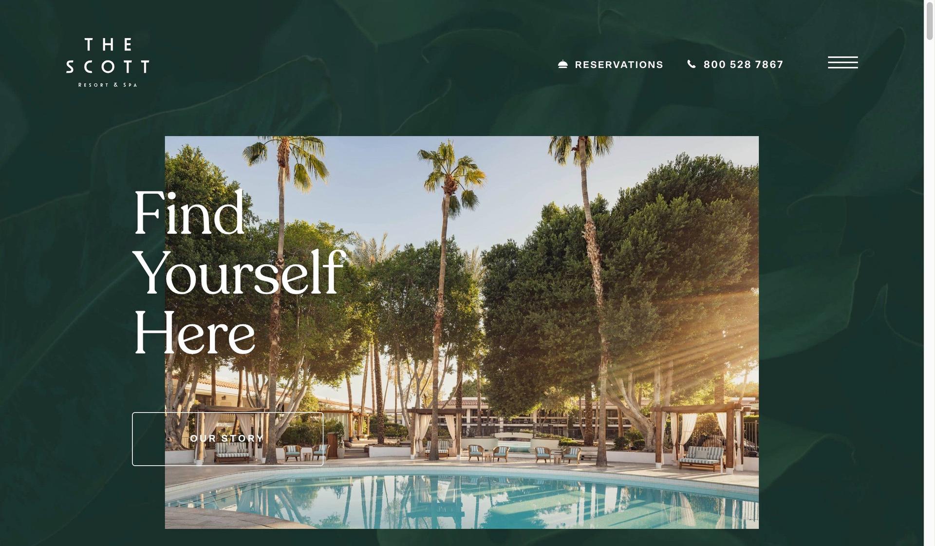 The Scott Resort-responsive web design examples