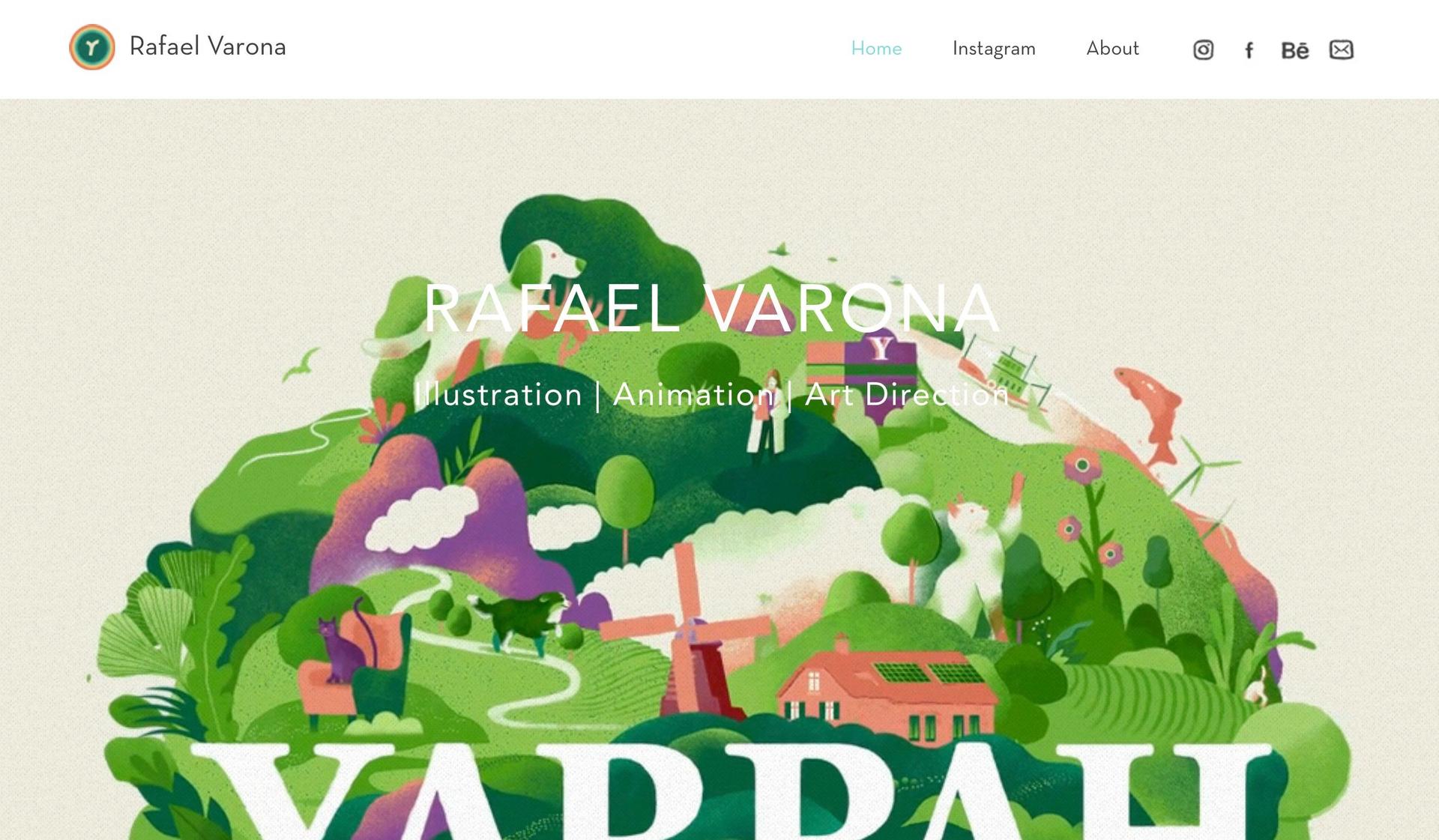 Rafael Varona-interactive website examples