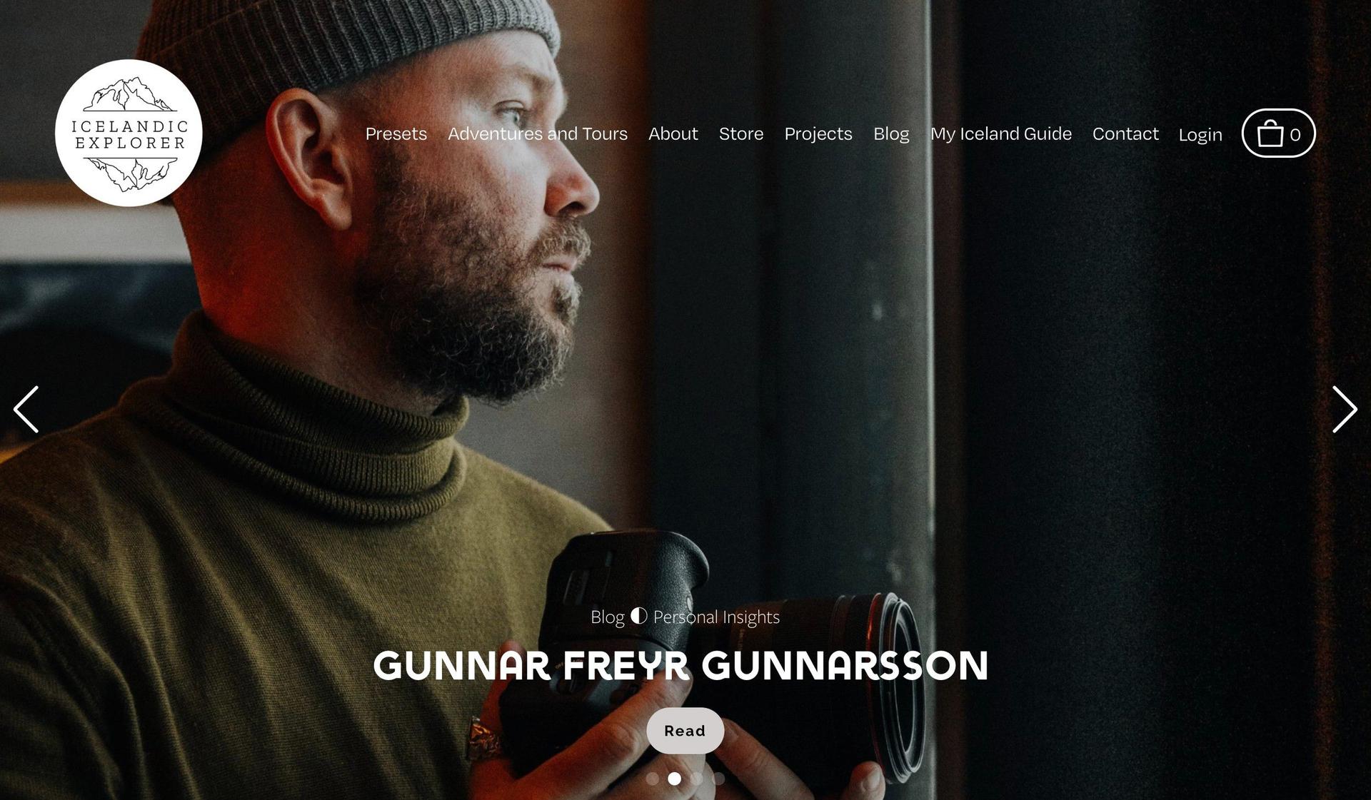 Icelandic Explorer-responsive web design examples