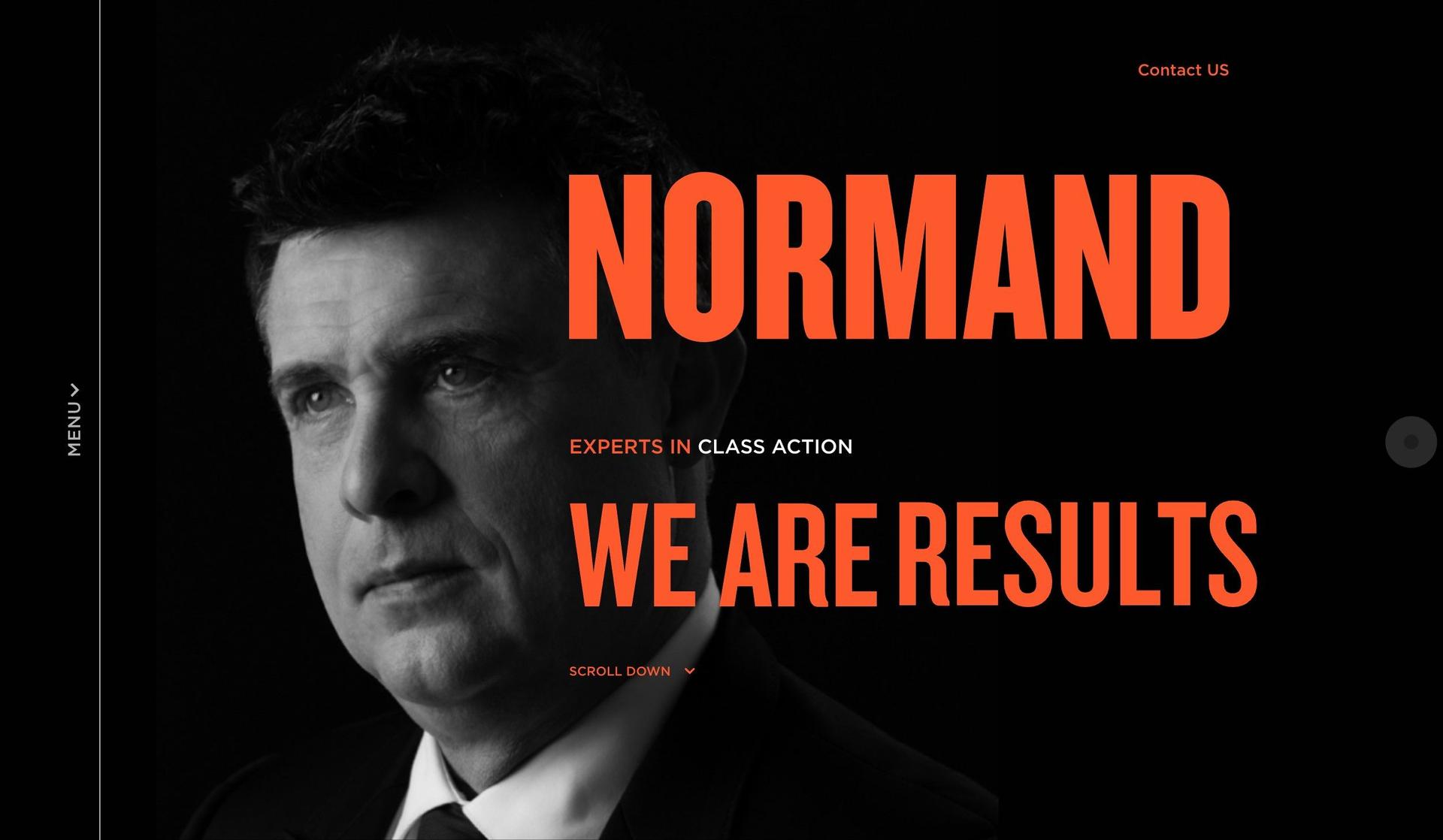 Normand PLLC-black and orange websites