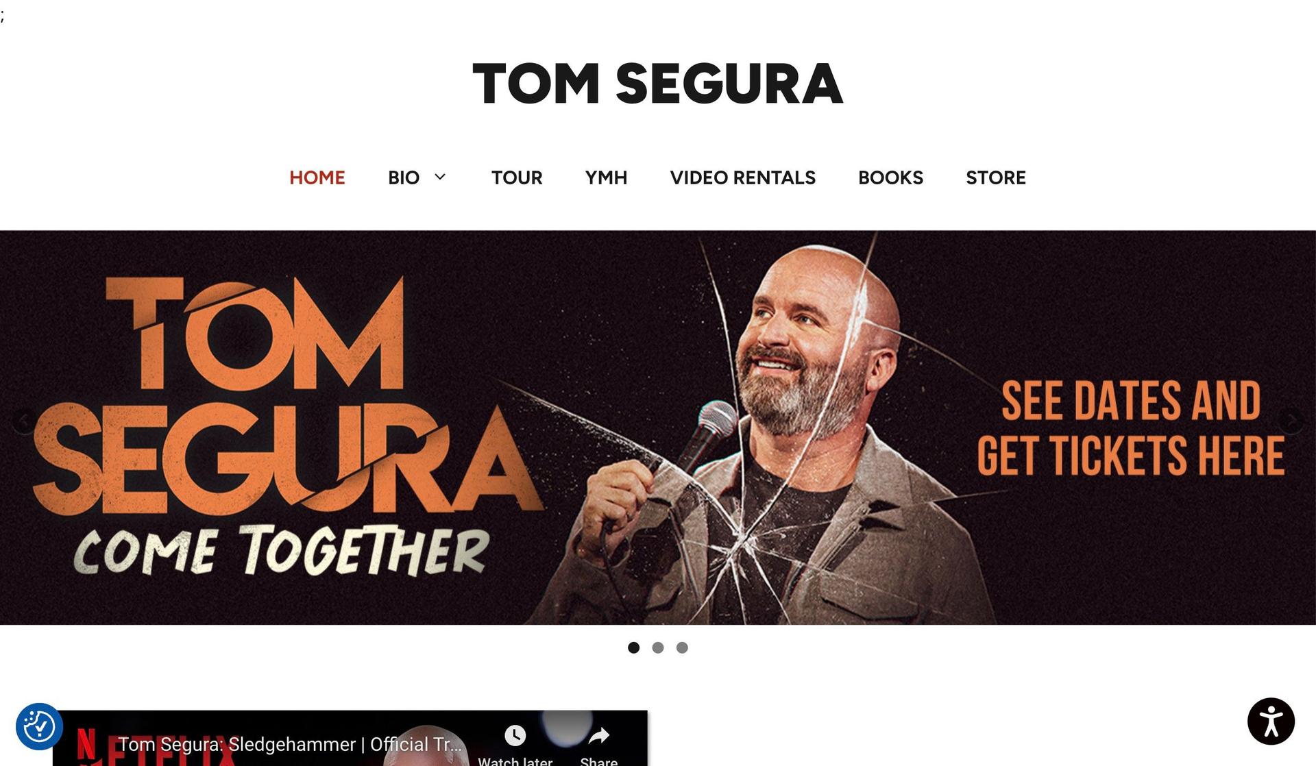 Tom Segura-comedian websites