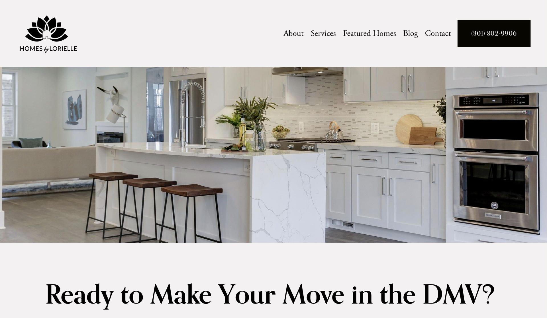 Homes by Lorielle-squarespace real estate websites