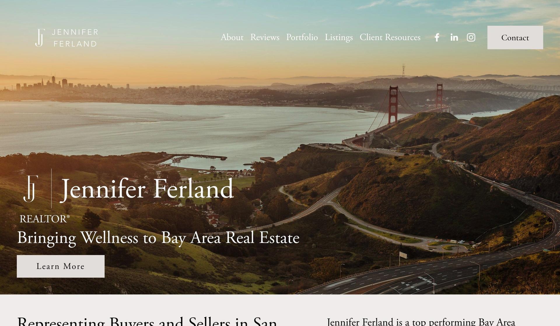 Jen Ferland-squarespace real estate websites