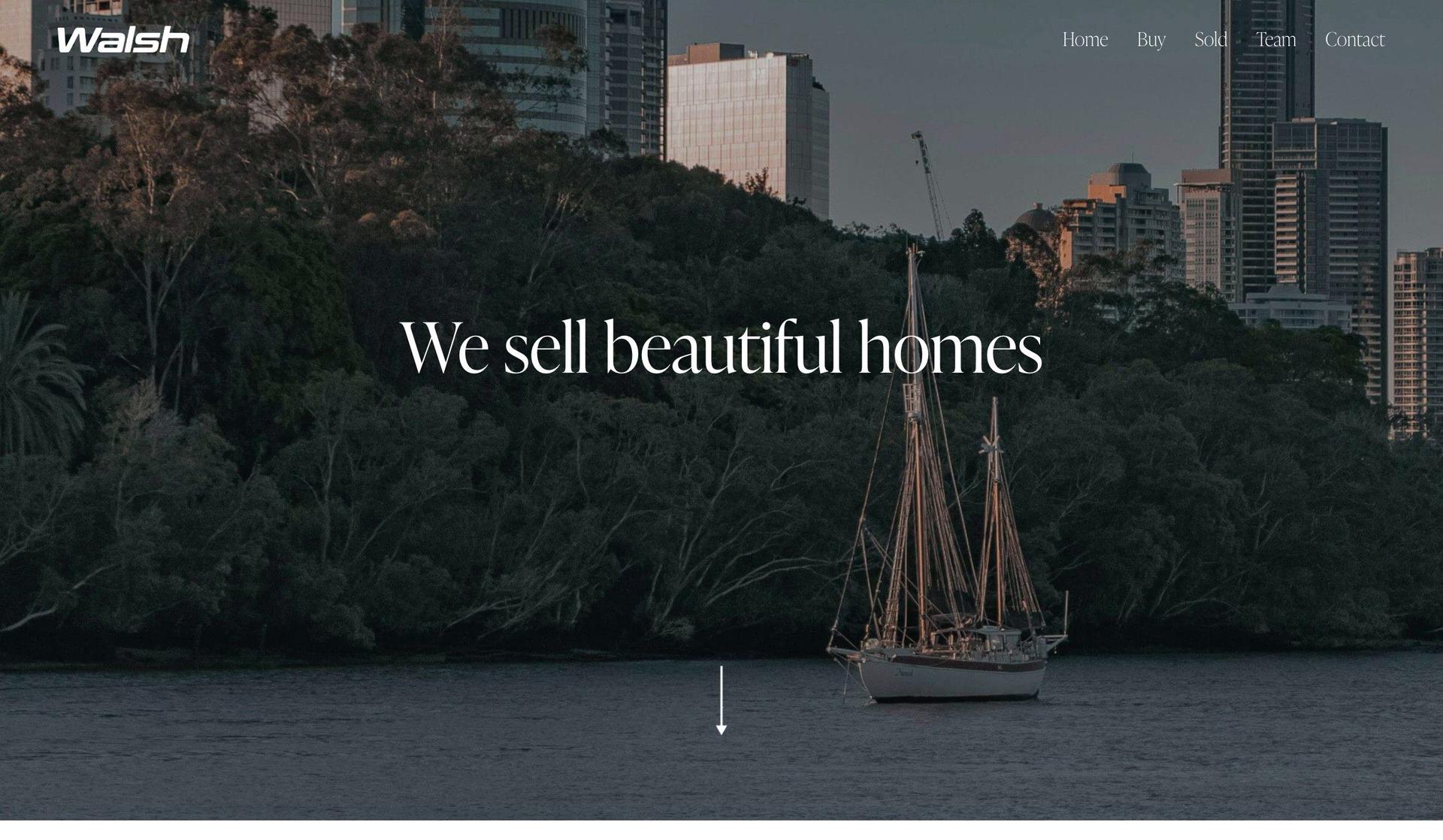 E Walsh-squarespace real estate websites