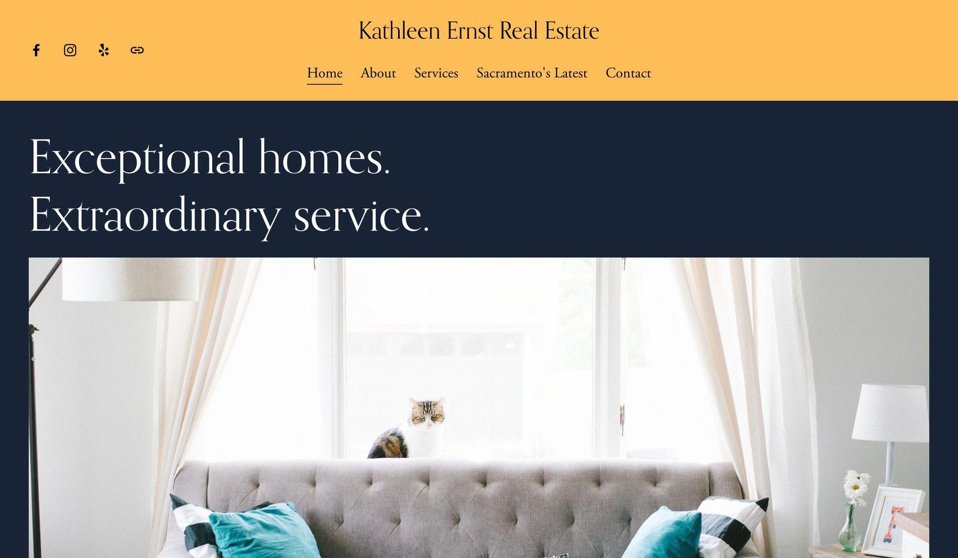 Kathleen Ernst-squarespace real estate websites