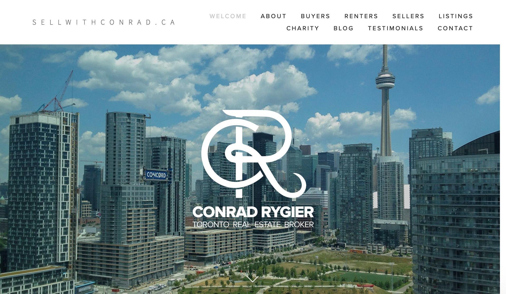 Hire Conrad-squarespace real estate websites