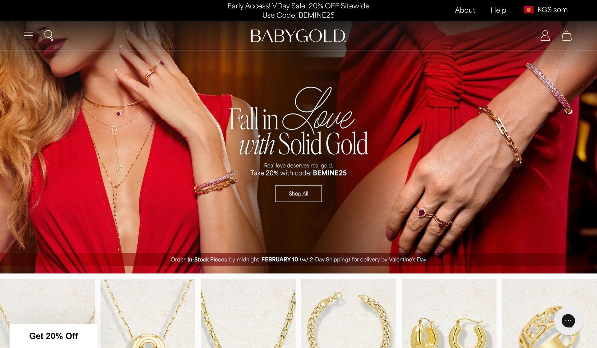 Baby Gold-shopify jewelry stores