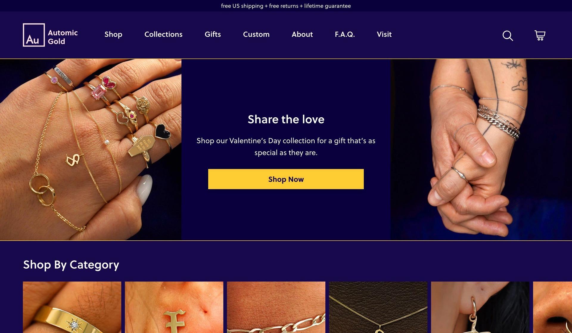 Automic Gold-shopify jewelry stores