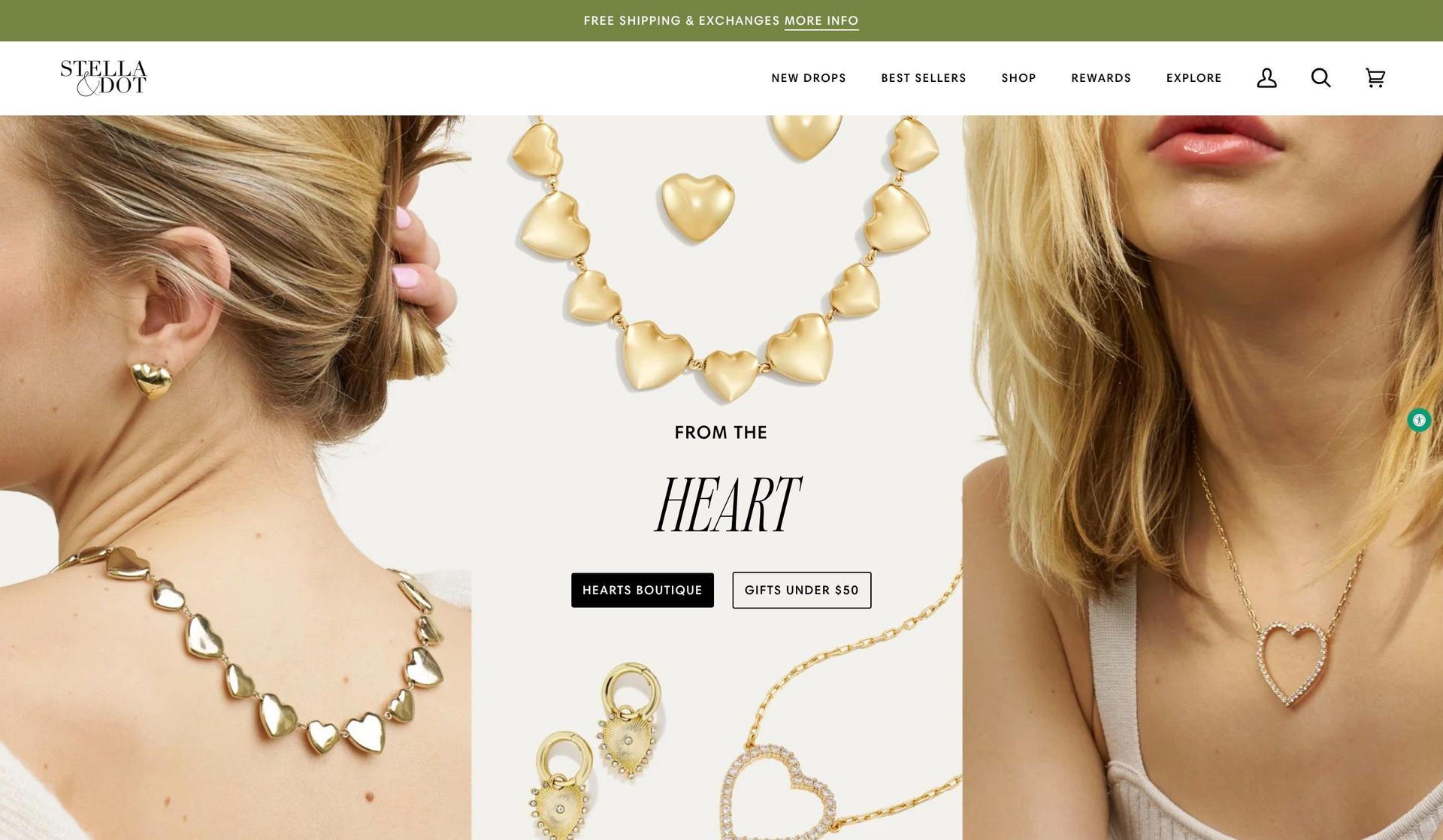 Stella & Dot-shopify jewelry stores