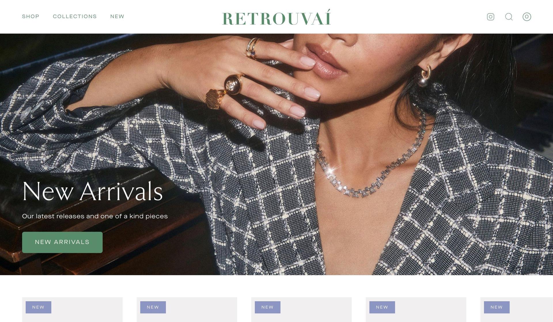 Retrouvaí-shopify jewelry stores