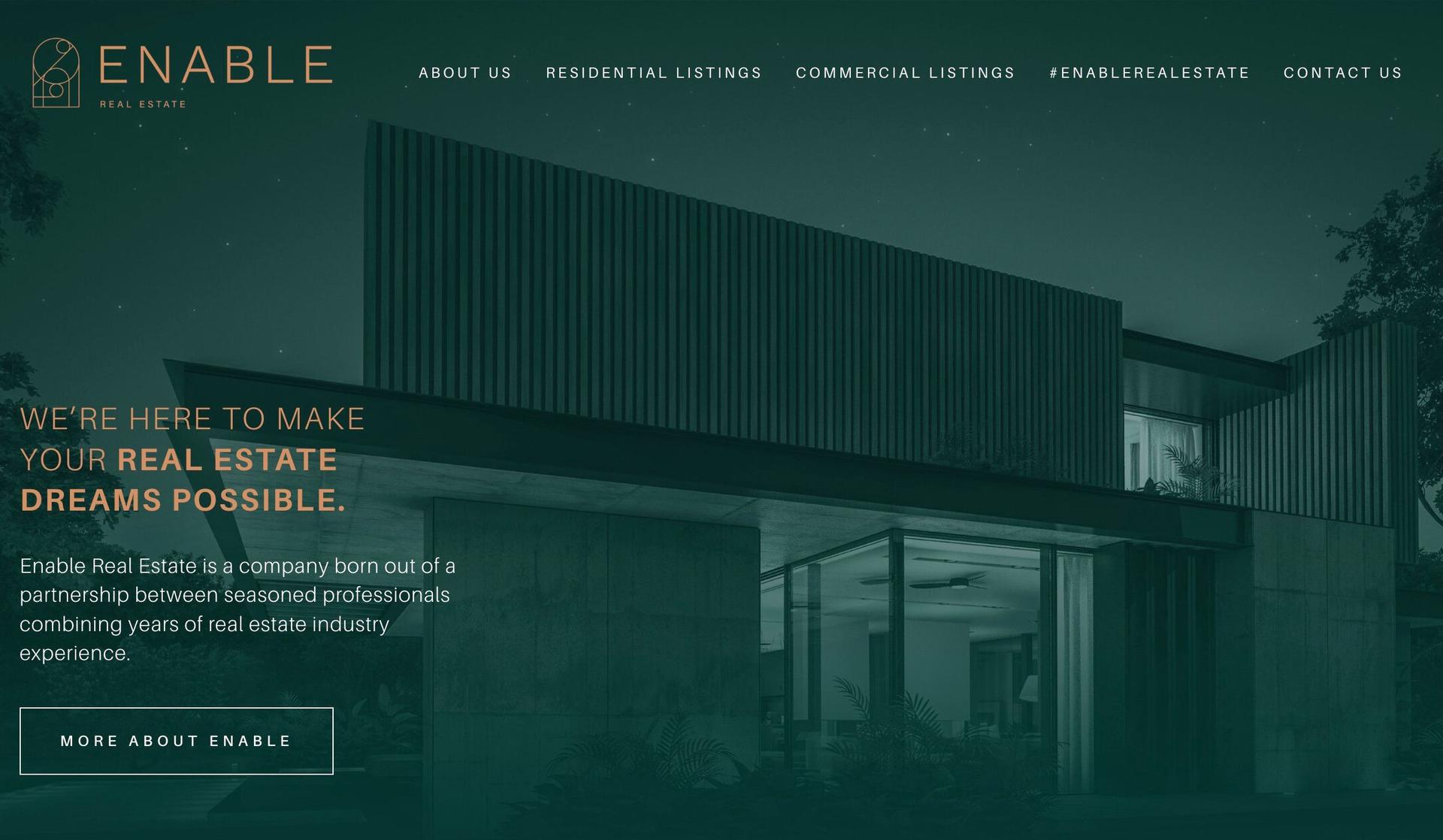 Enable Real Estate-squarespace real estate websites