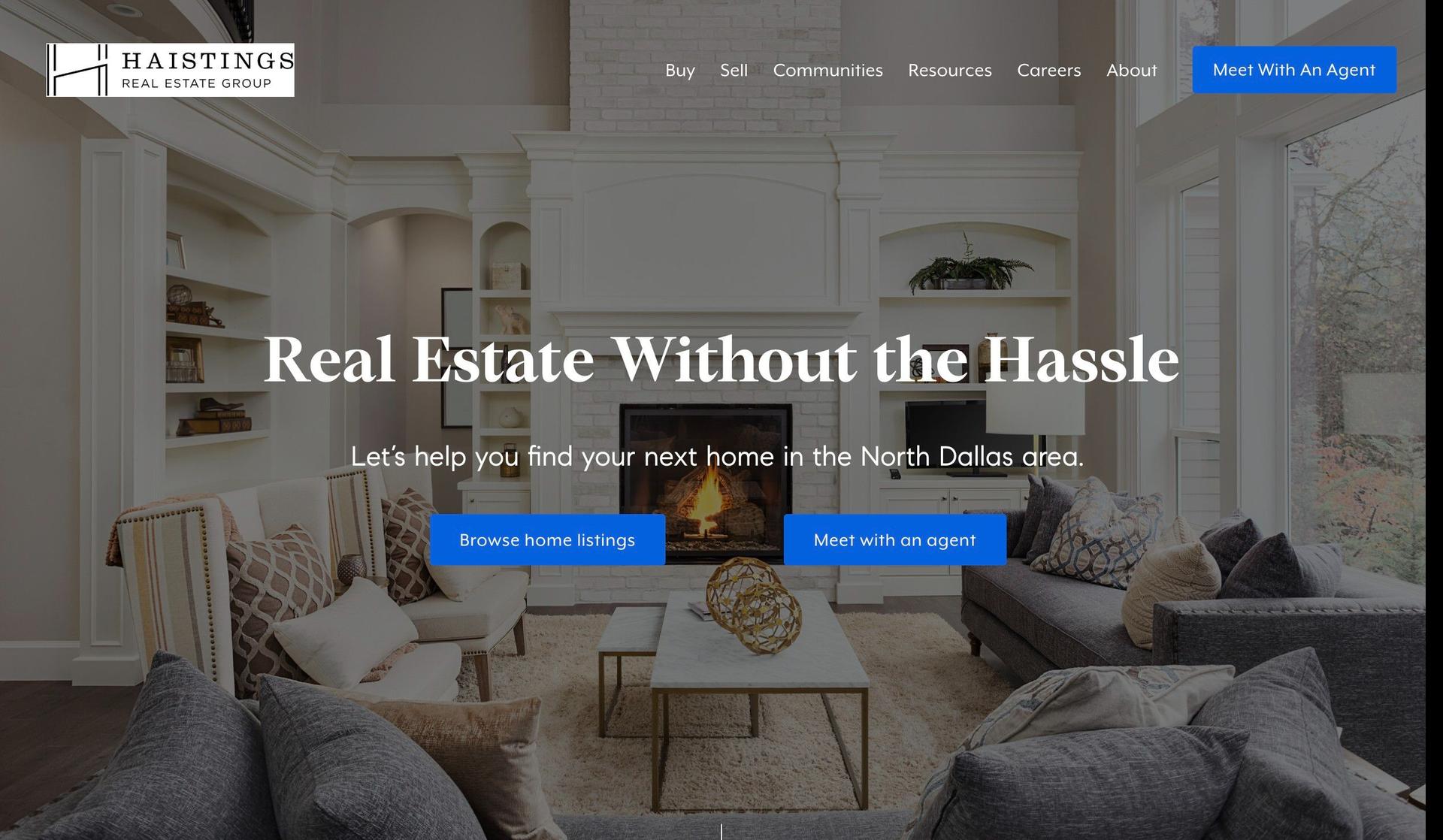 Haistings Real Estate-squarespace real estate websites