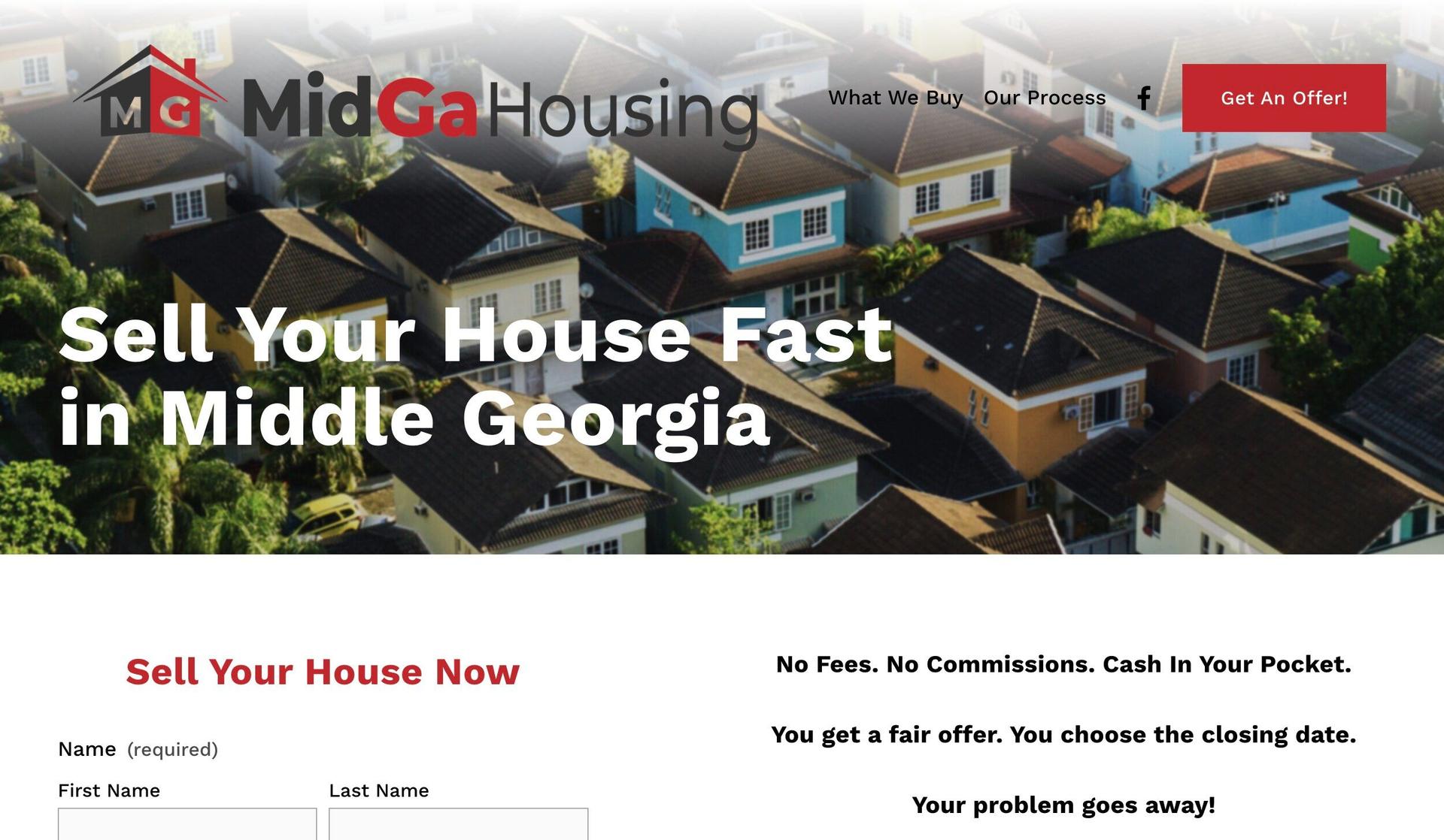 Mid GA Housing-squarespace real estate websites