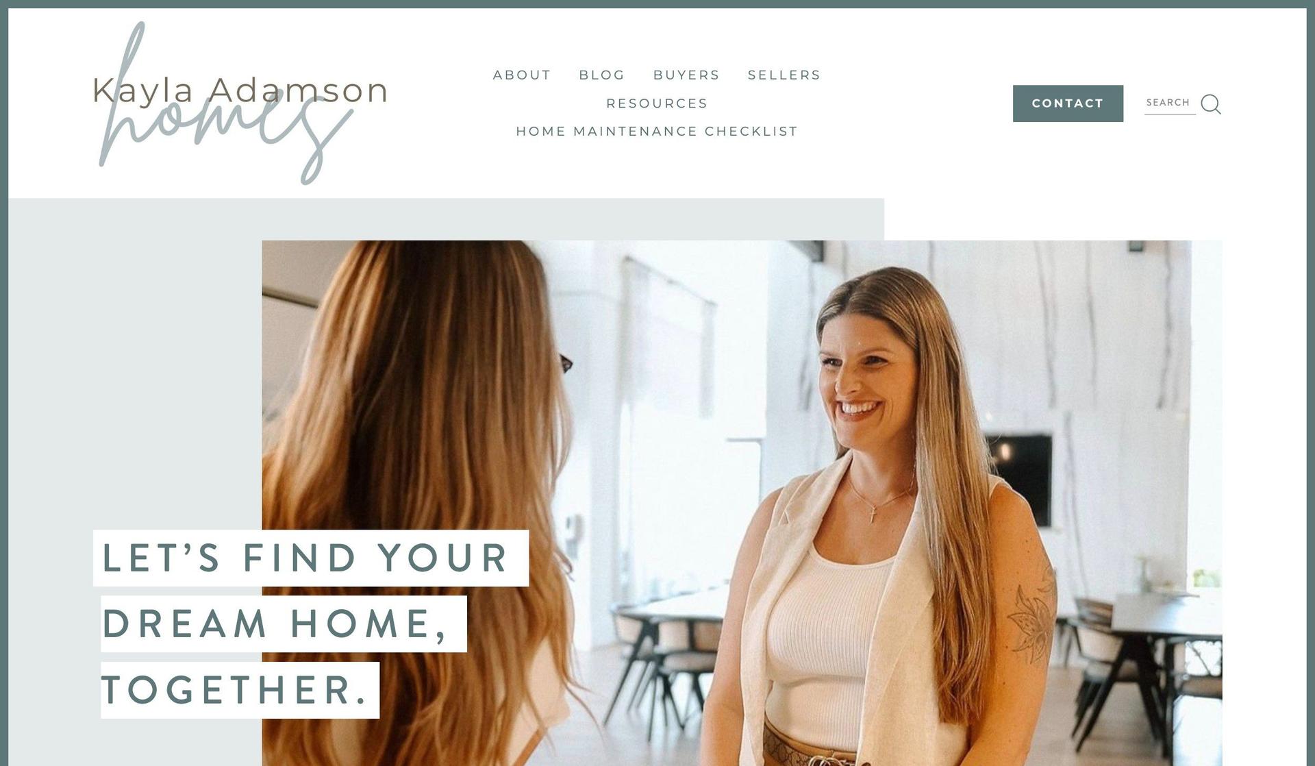 Kayla Adamson-squarespace real estate websites