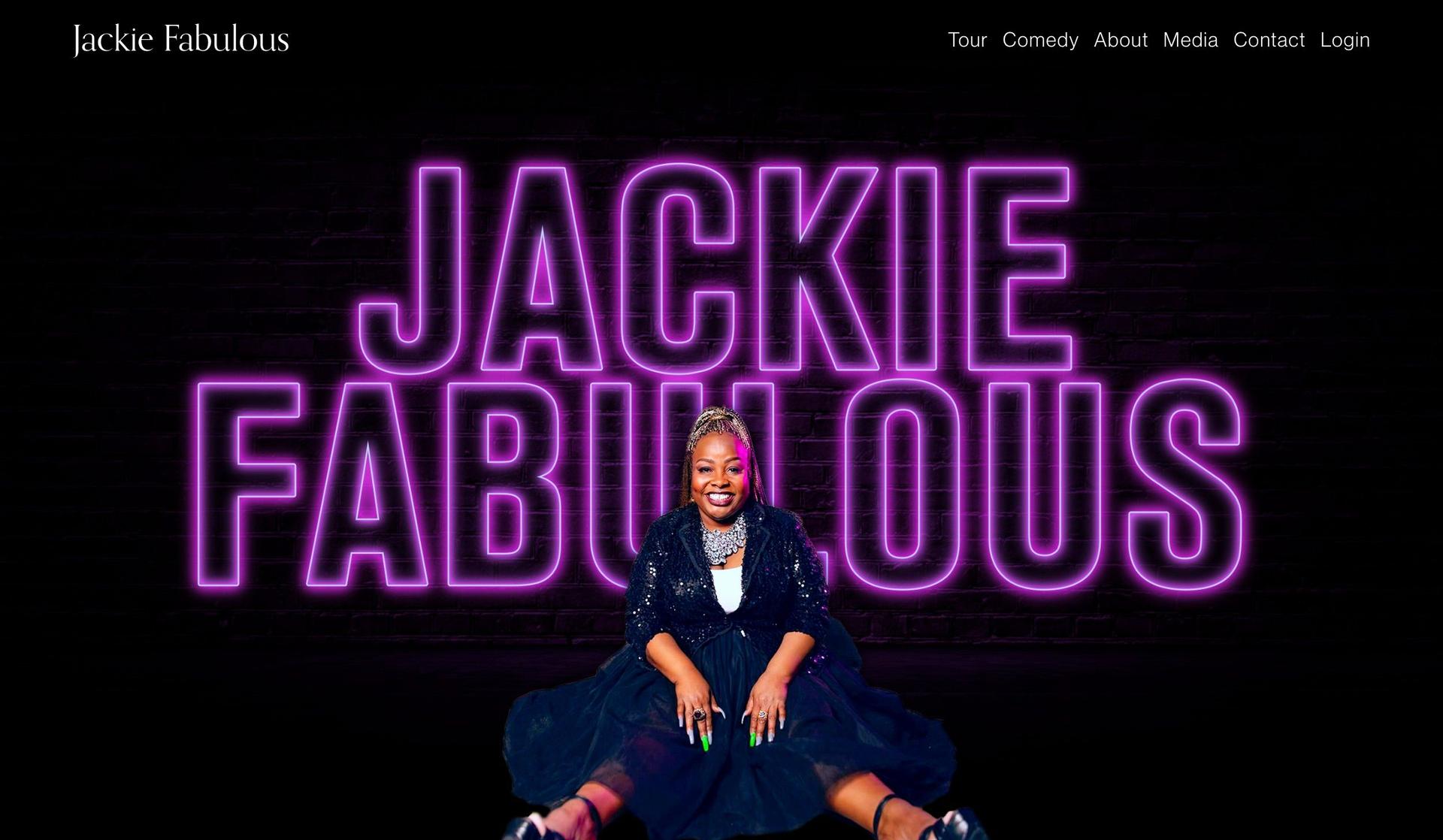 Jackie Fabulous-comedian websites