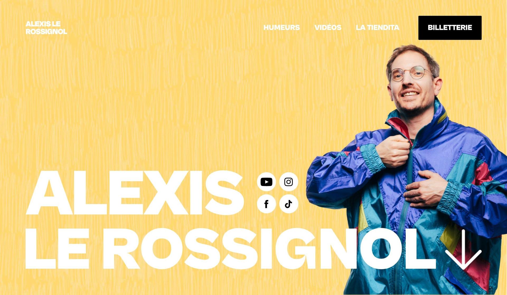 Alexis Le Rossignol-comedian websites