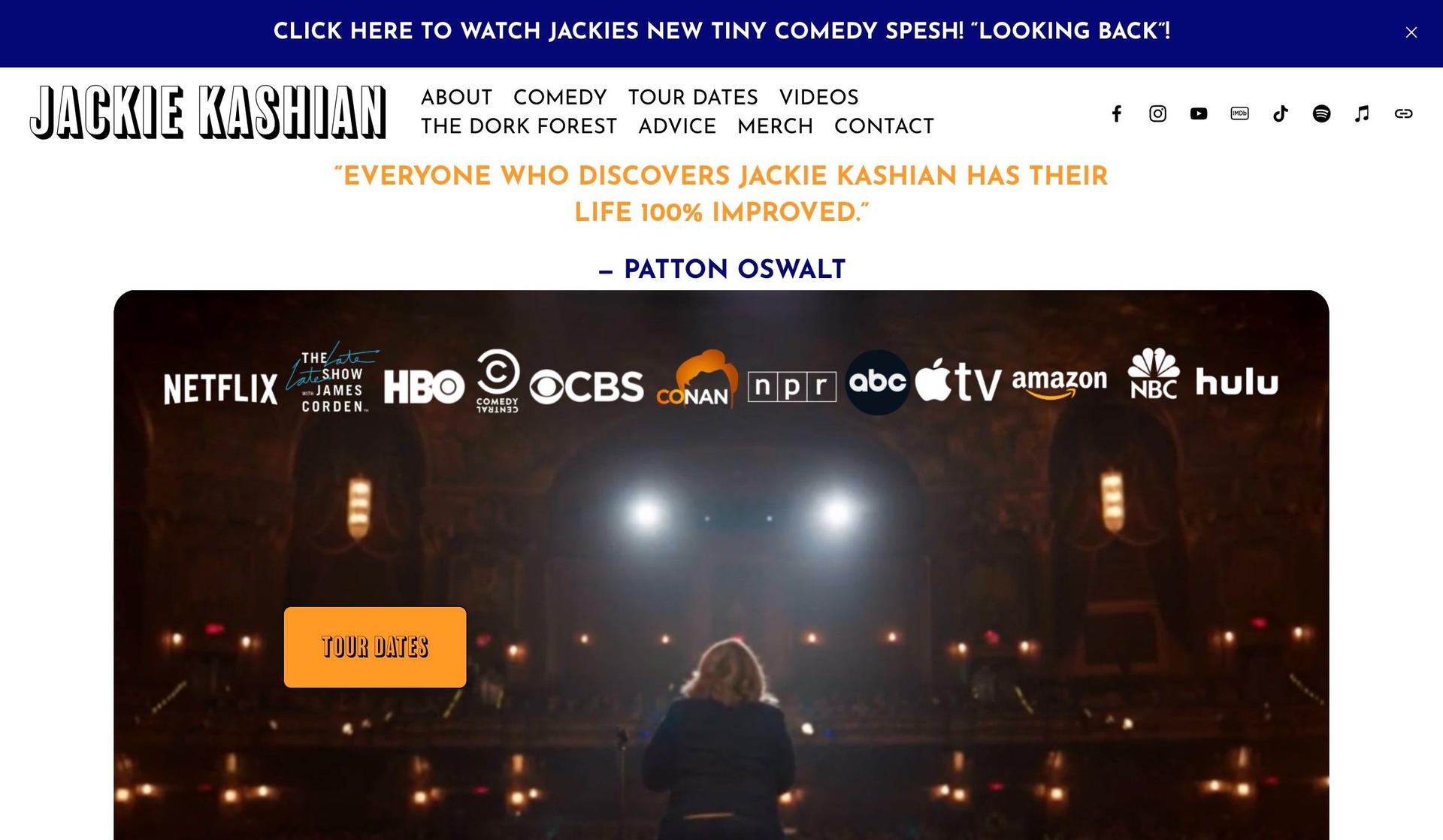 Jackie Kashian-comedian websites