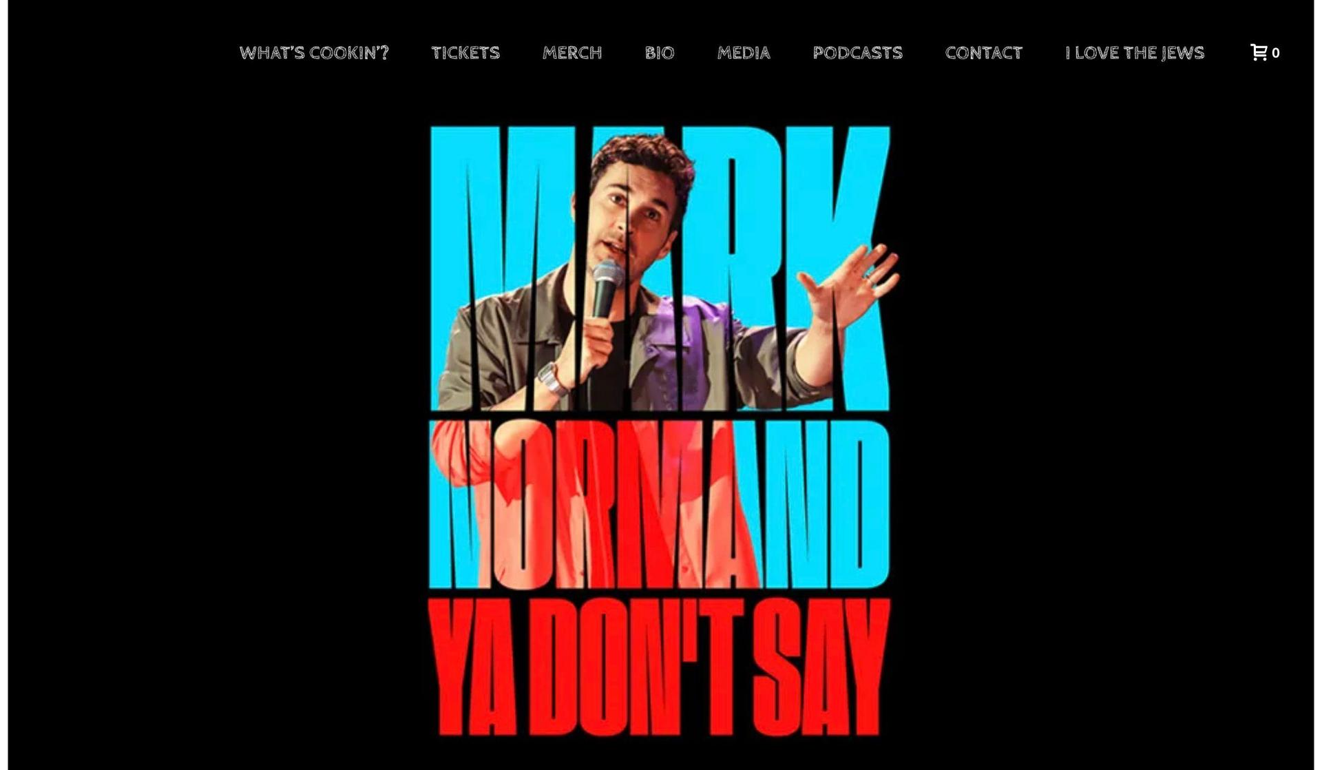 Mark Normand-comedian websites