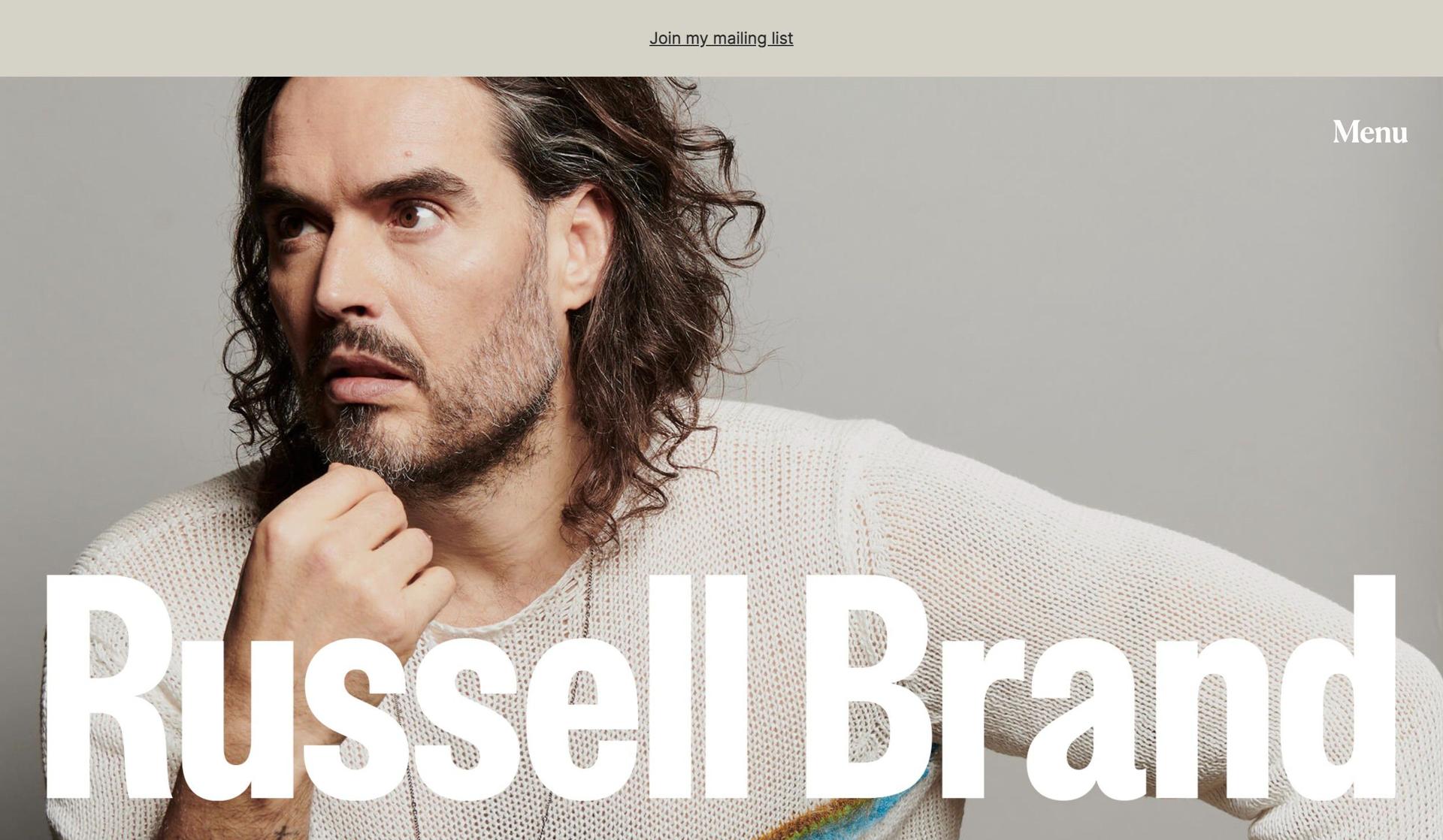 Russell Brand-comedian websites