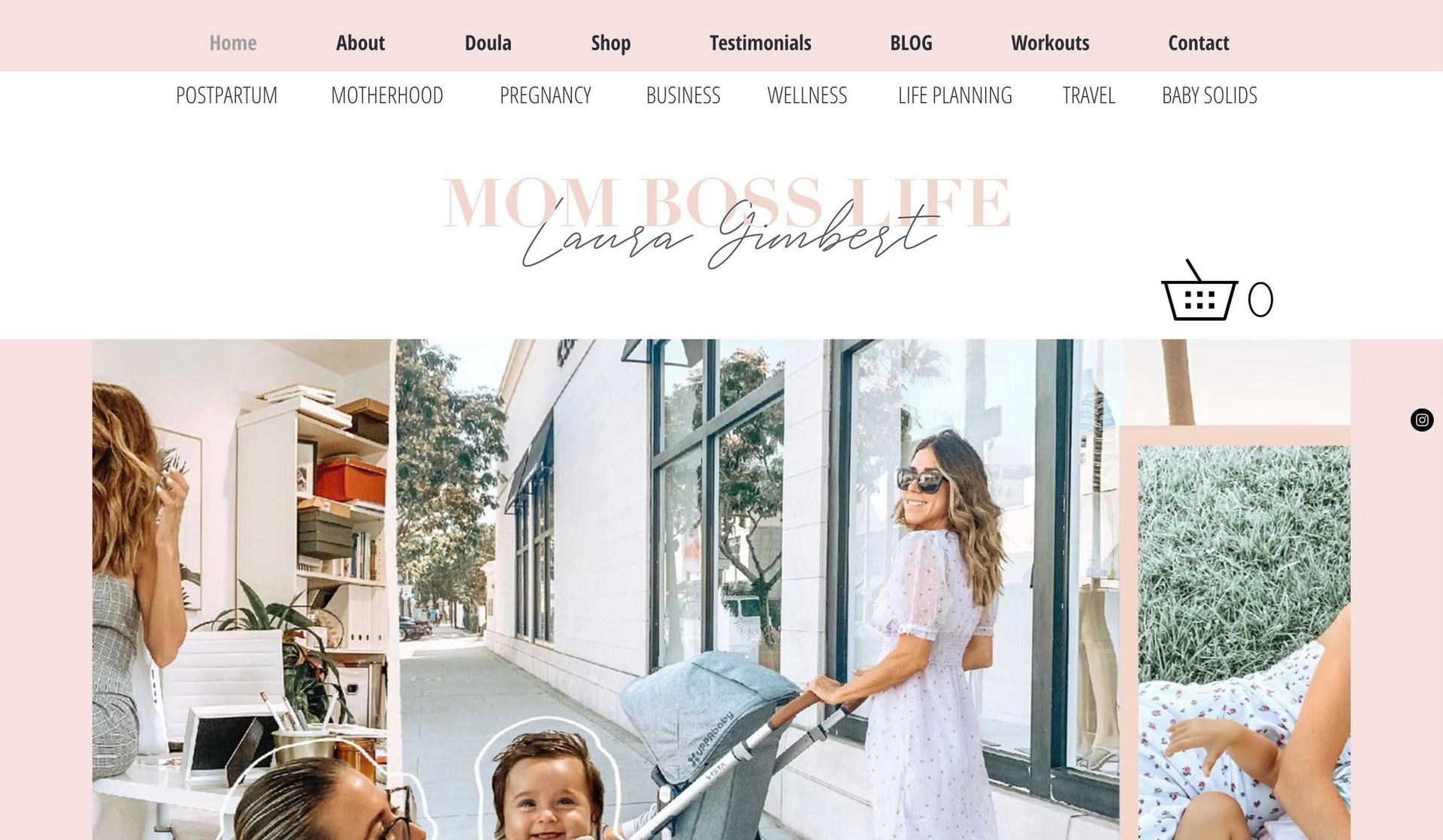 Mom Boss Life-family website examples