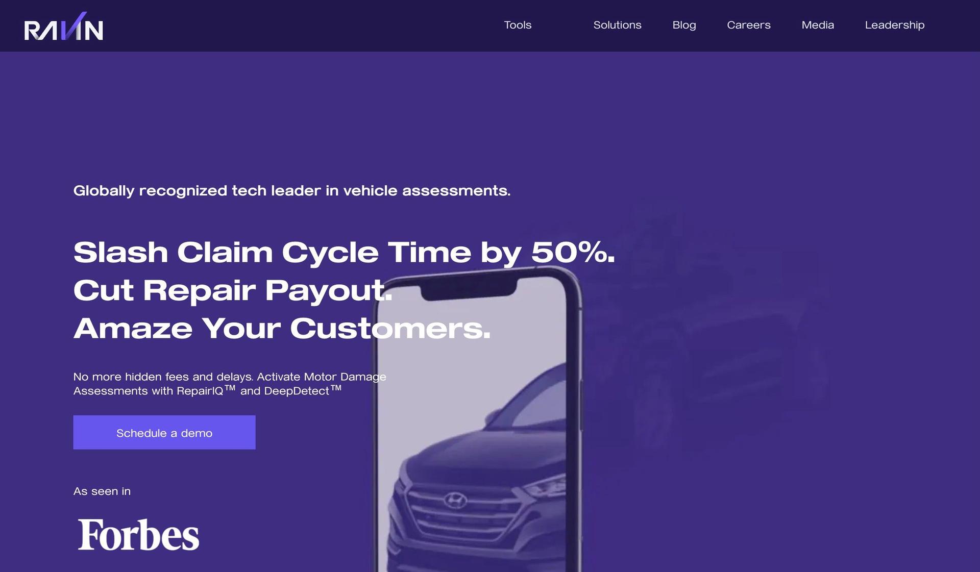 Ravin AI-car dealership websites