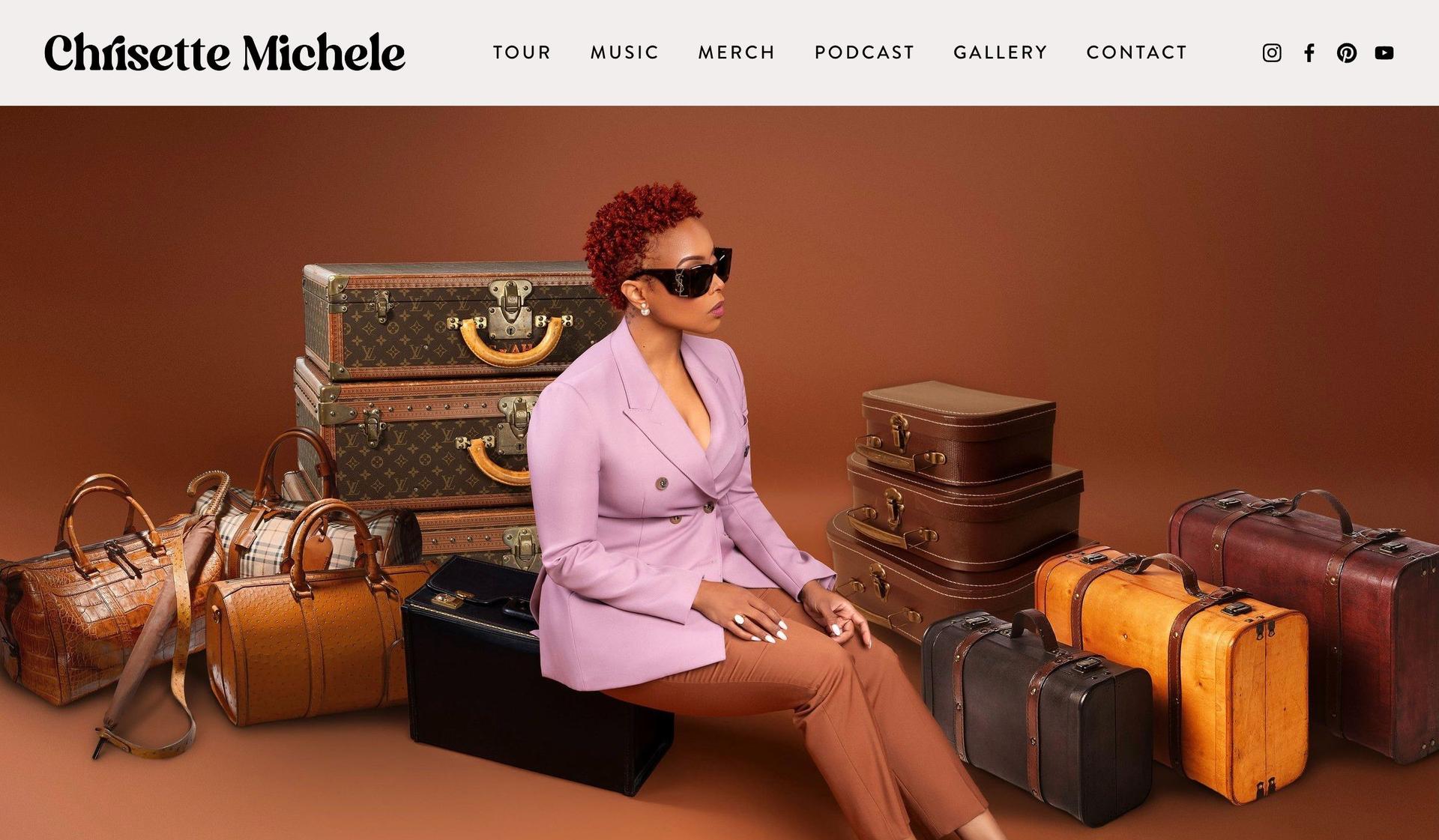 Chrisette Michele-colorful websites