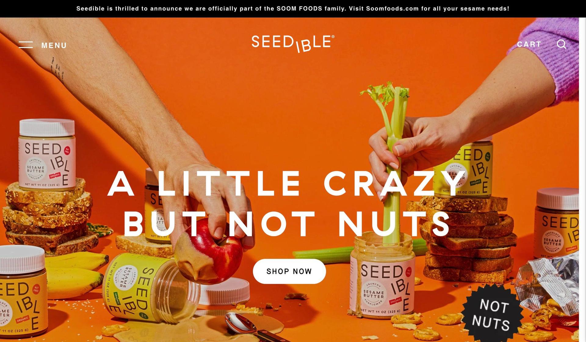 Eat Seedible-colorful websites