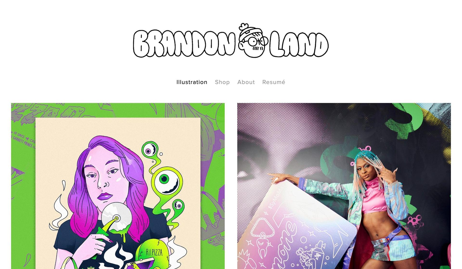 Brandon Land-colorful websites