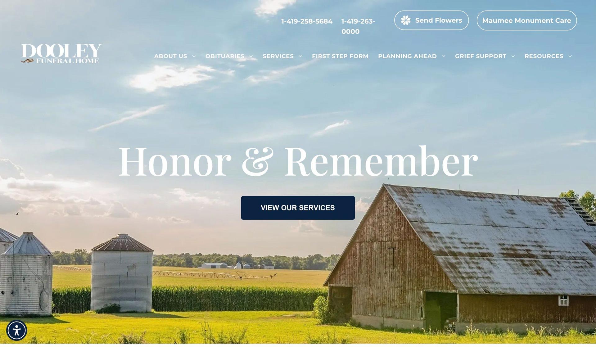 Dooley Funeral Home-funeral websites