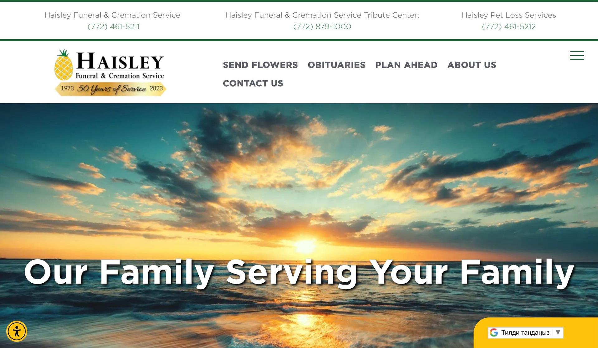 Haisley Funeral Home-funeral websites