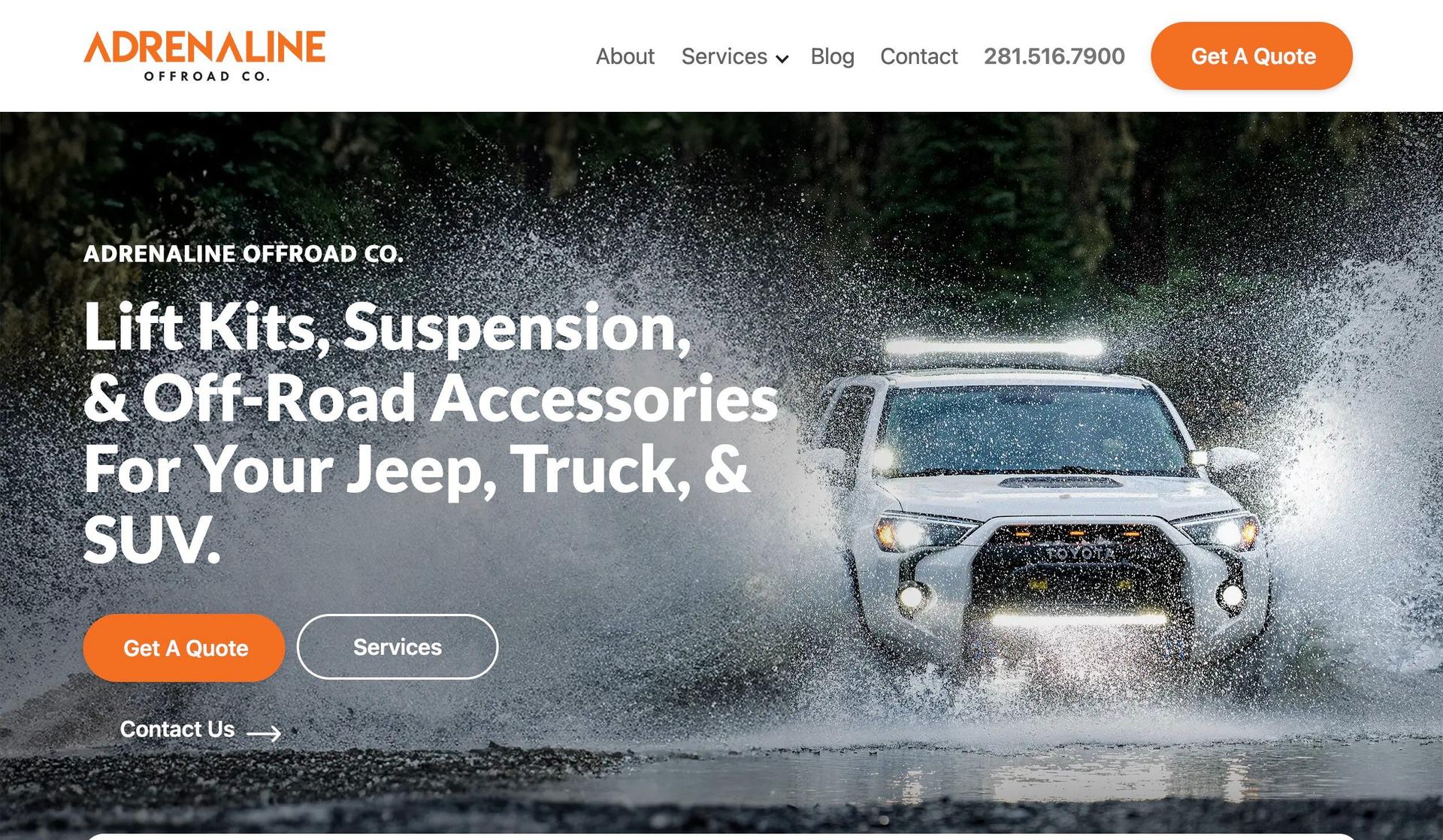 Adrenaline Offroad Co-car dealership websites