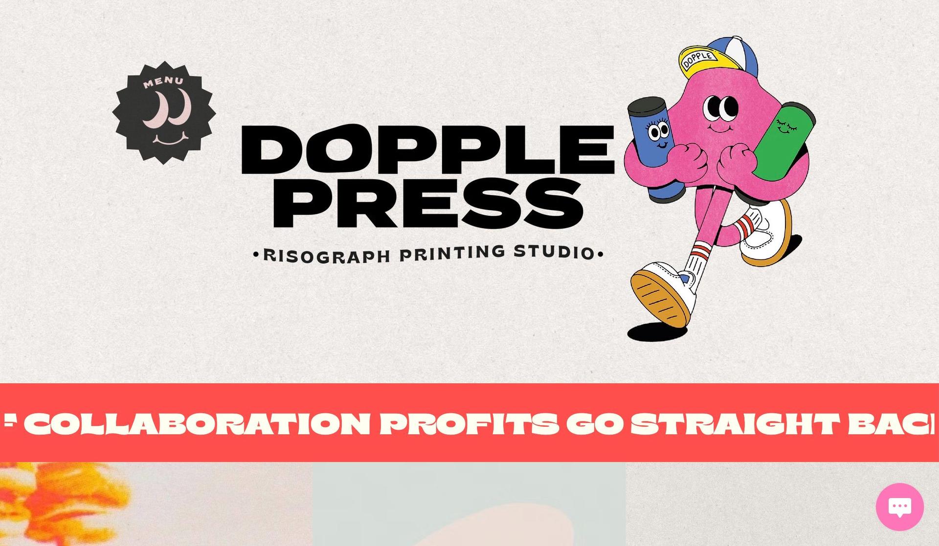 Dopple Press-examples of inspirational media websites