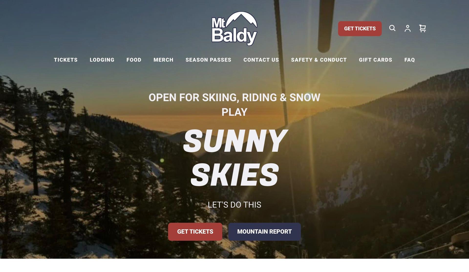 Mt. Baldy Resort-square online store examples