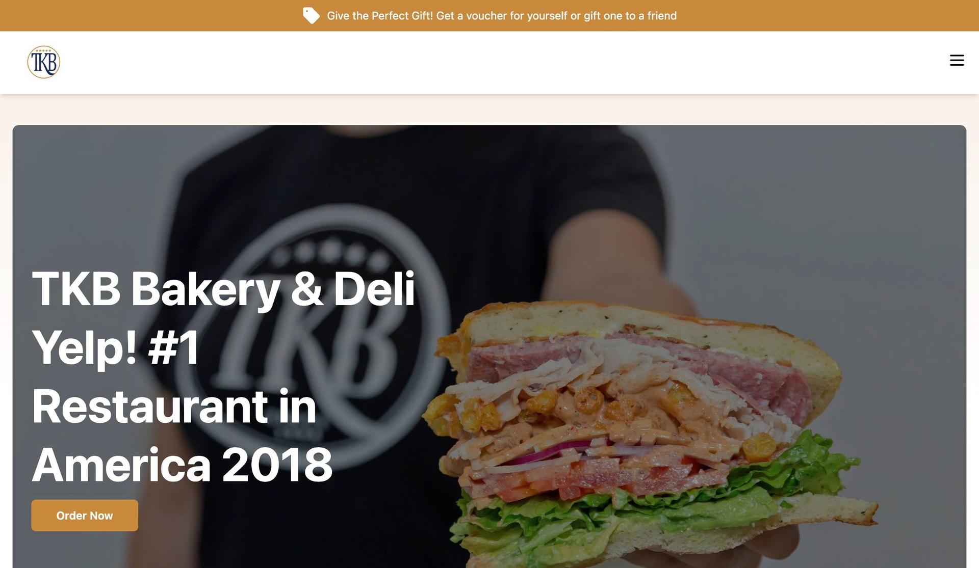 TKB Bakery & Deli-square online store examples