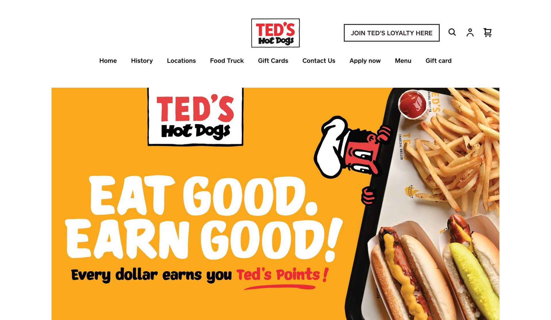 Ted's Hot Dogs-square online store examples