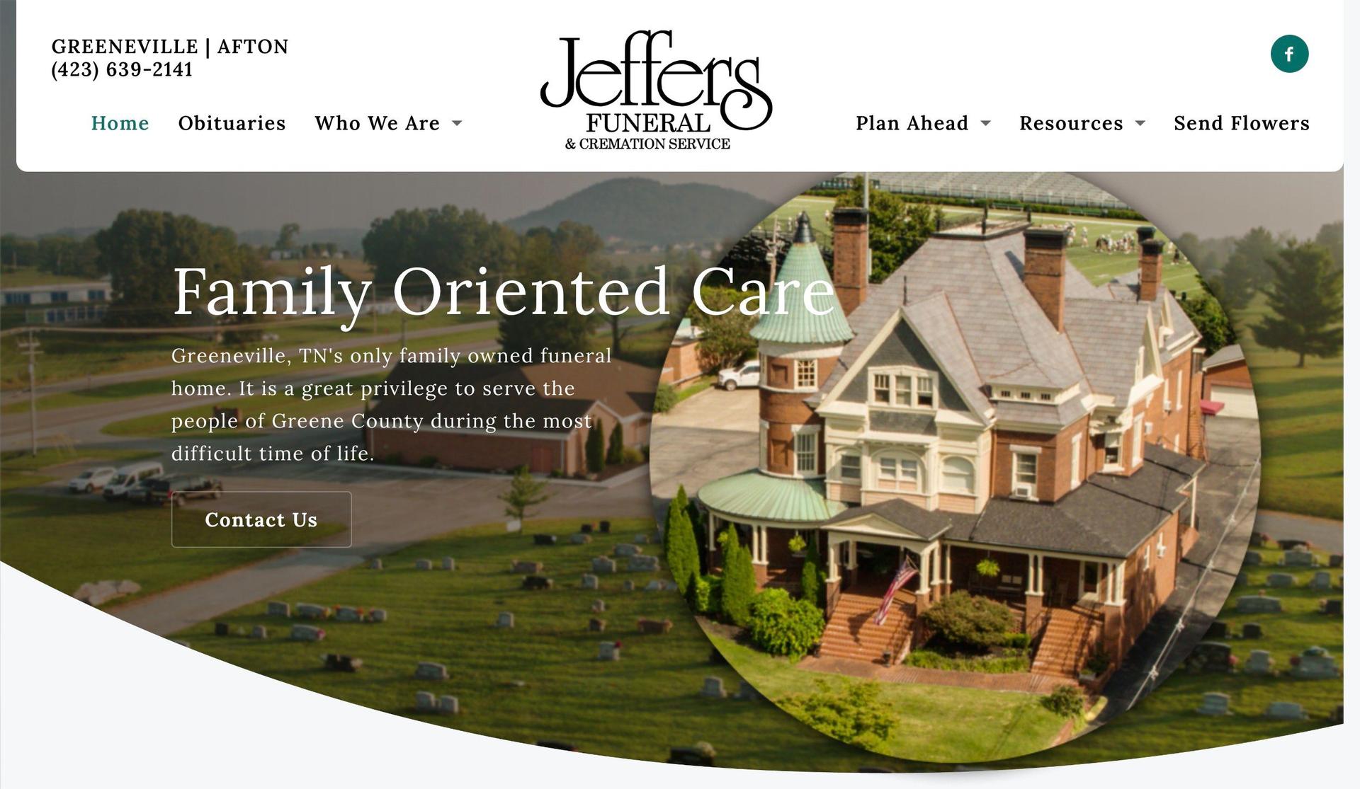 Jeffers Mortuary-funeral websites