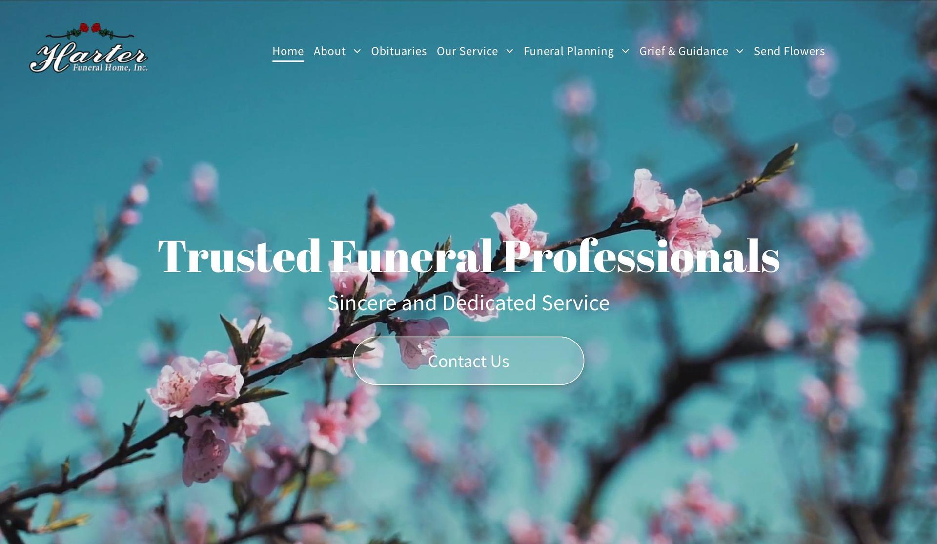 Harter Funeral Home-funeral websites