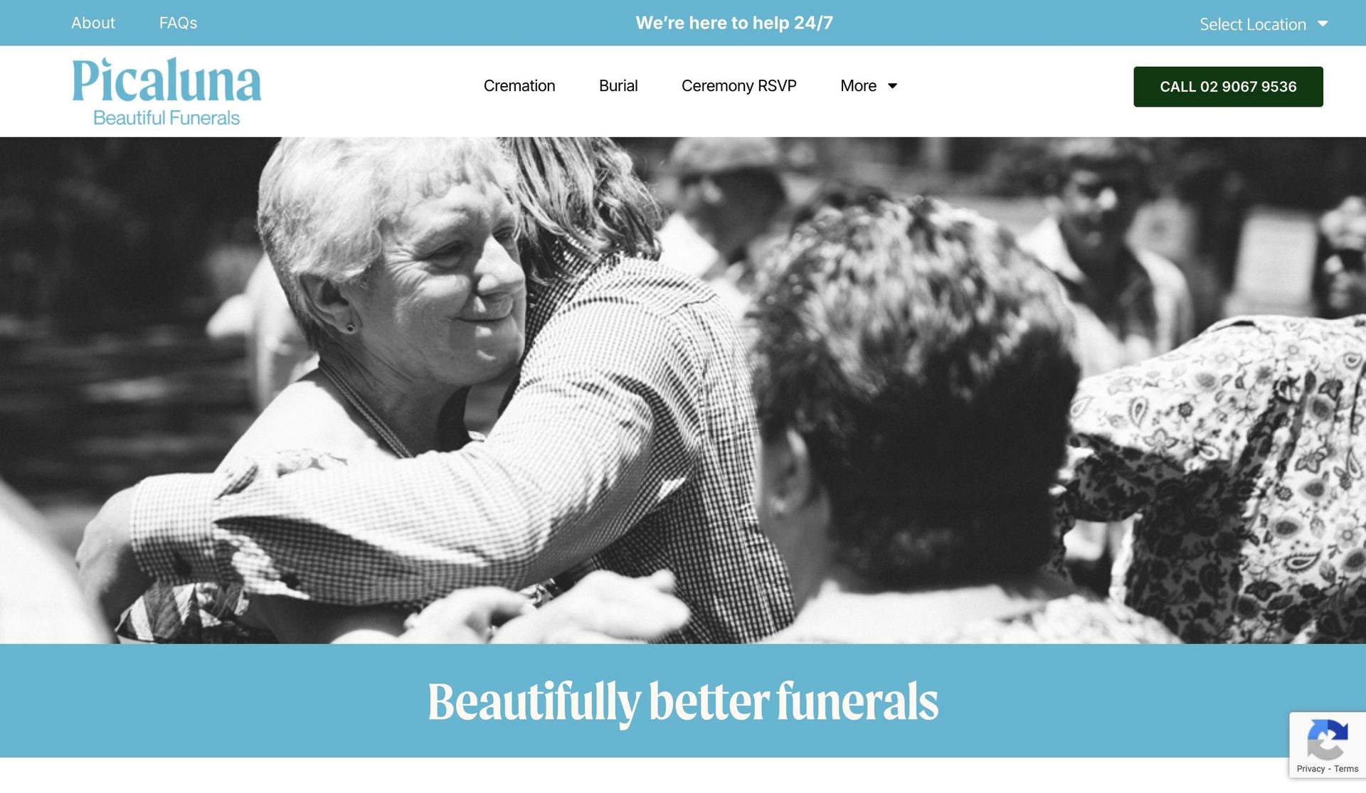 Picaluna-funeral websites