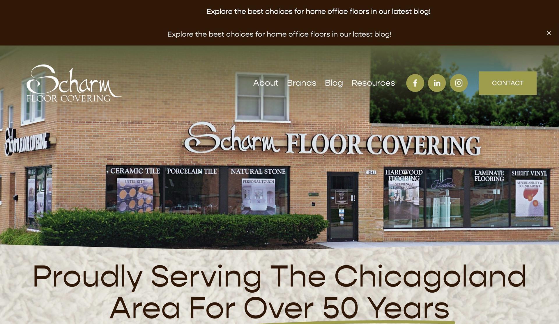 Scharm-flooring contractor websites