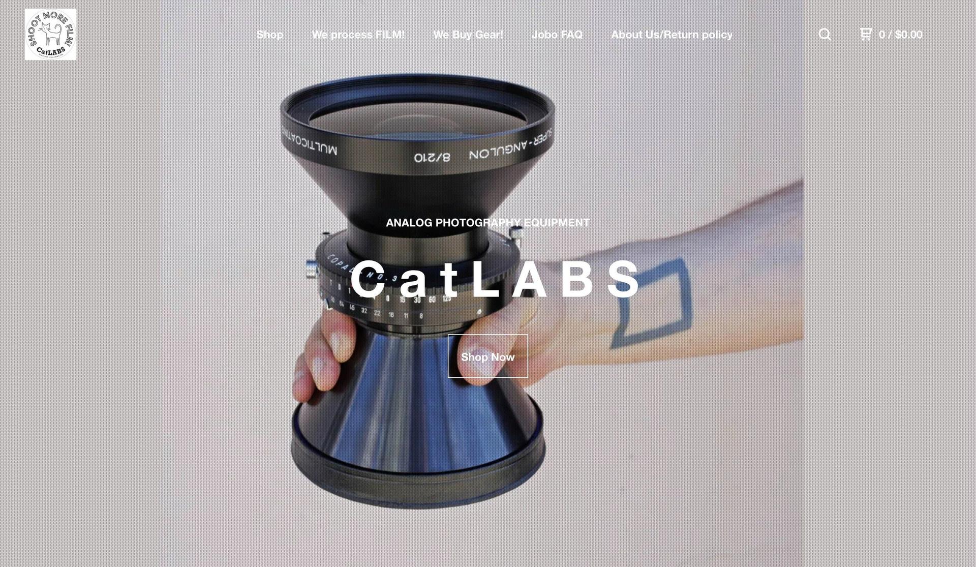 Cat Labs-big cartel website examples