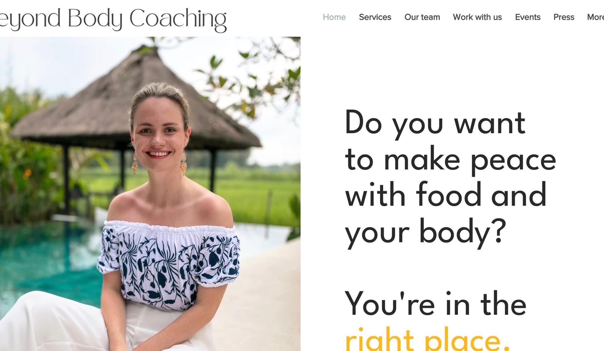 Beyond Body Coach-health coaching websites